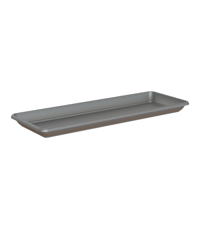 Sottovaso per vaso da fiori ARTEVASI Gardenie in polipropilene antracite L 47.4 x H 3.3 x P 47.4 cm