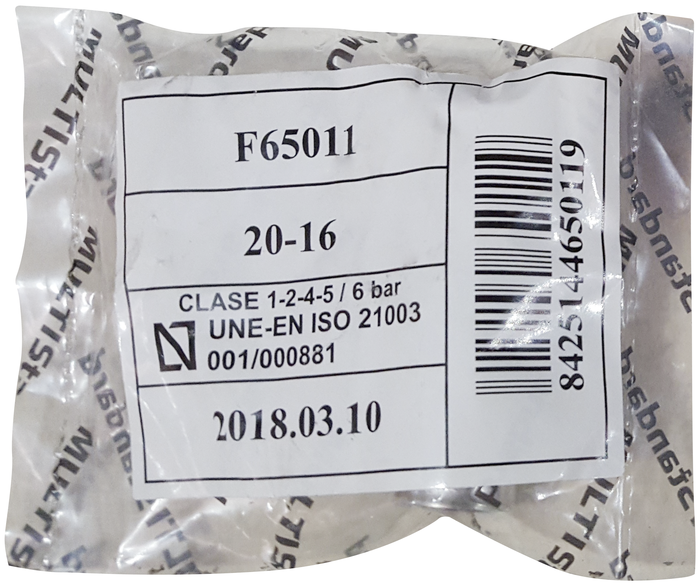 Reducción Press de Ø20 mm - Ø16 mm - 3