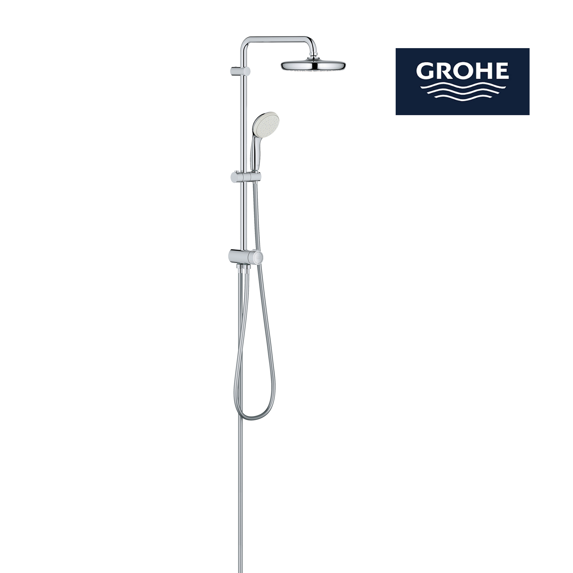 Columna de ducha sin grifo grohe ntempesta cromado