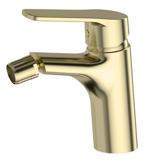 Charme II Columna De Suelo Mecánica Oro Cepillado Para Bañera Exenta Essebagno