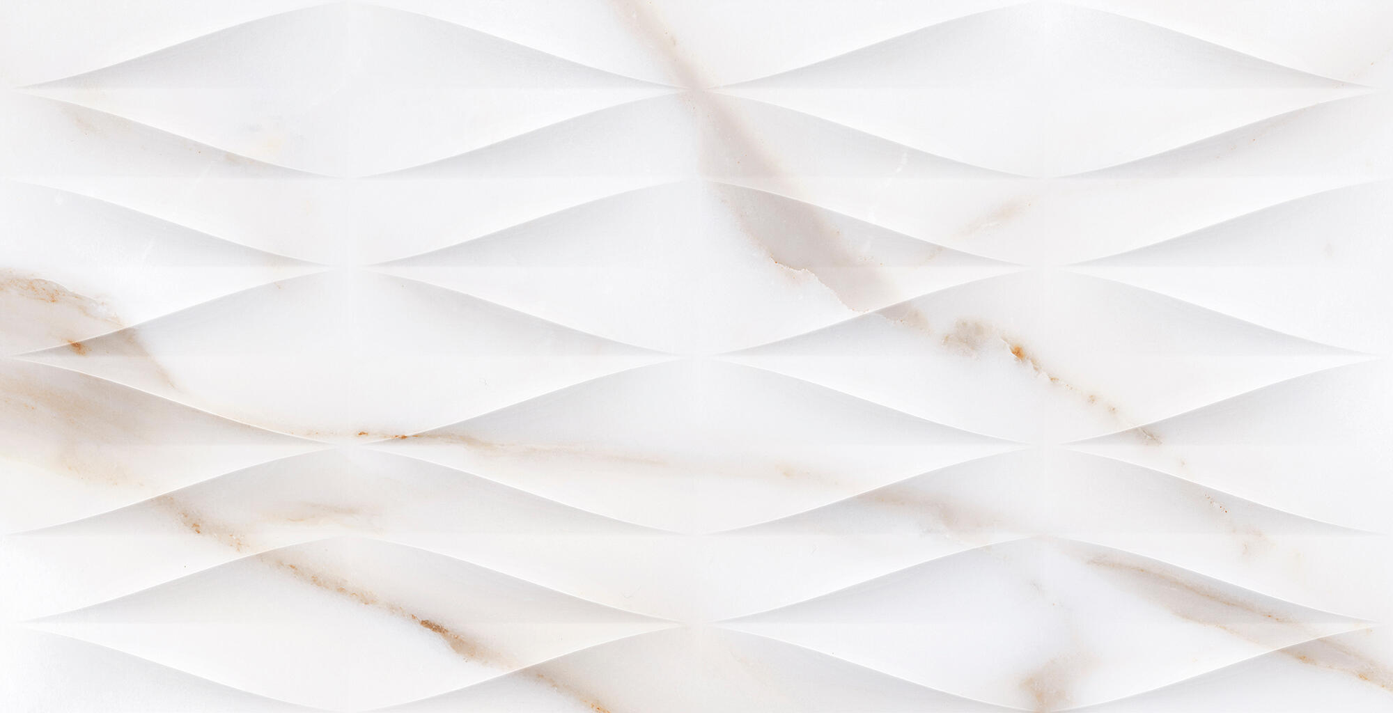 Azulejo porcelánico calacatta efecto mármol gold deco 32x62.5 cm