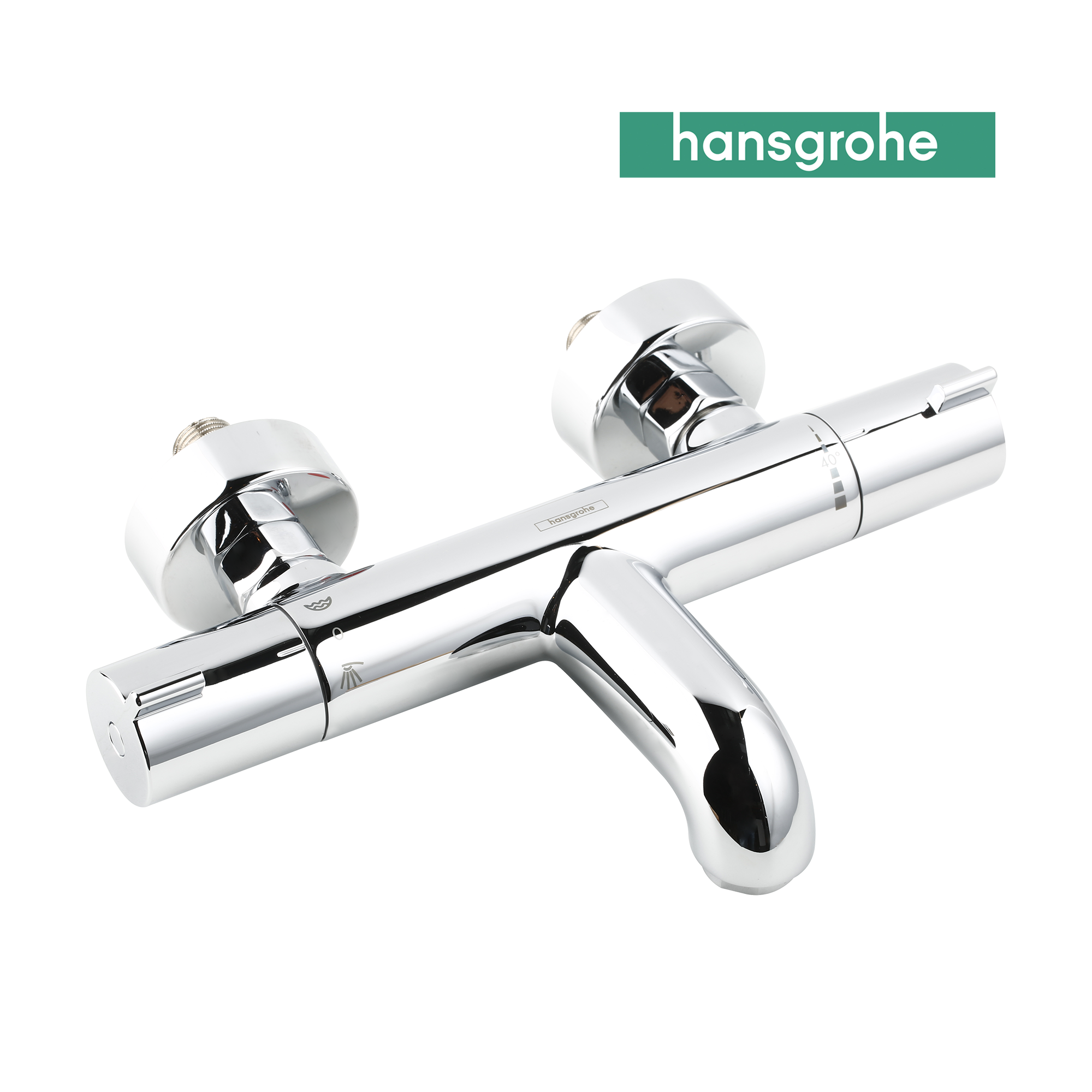 Grifo bañera termostático hansgrohe myfox cromado