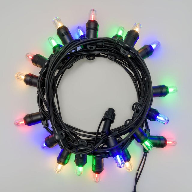 Catena luminosa per albero di Natale 20 luci LED multicolore