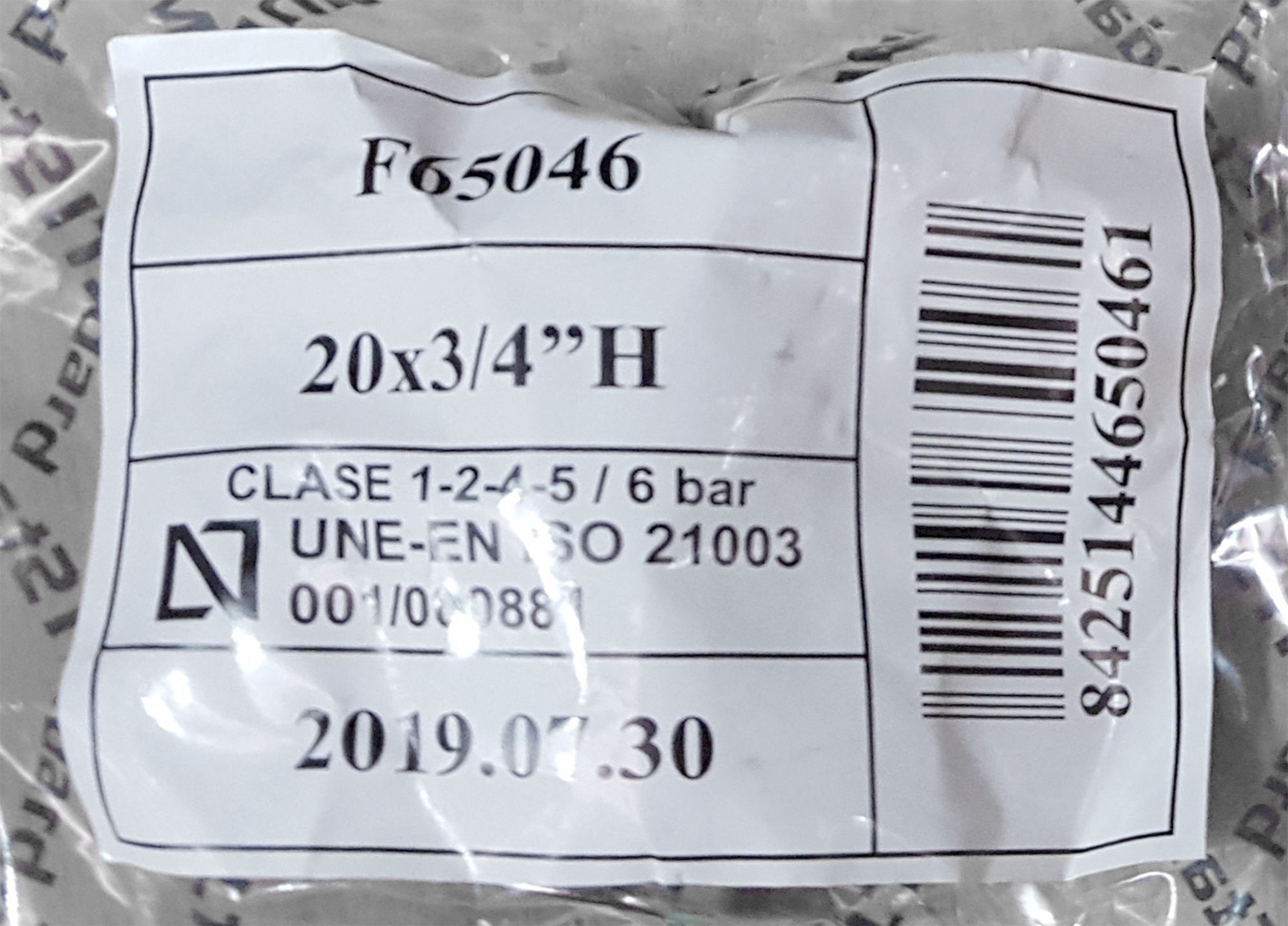 Enlace Press multicapa Ø20 - H3/4