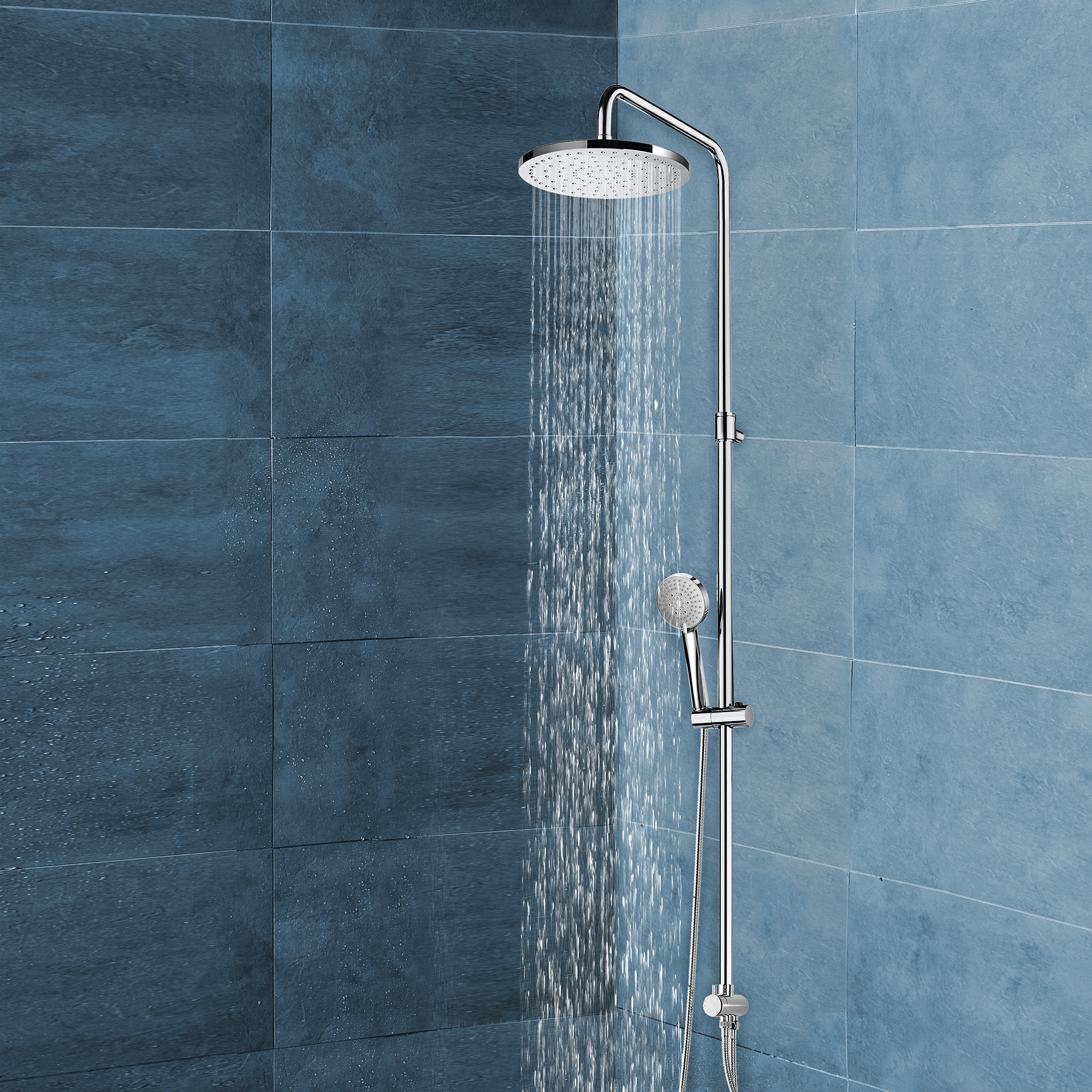 Columna de ducha sin grifo ROCA Legacy  cromado - 2