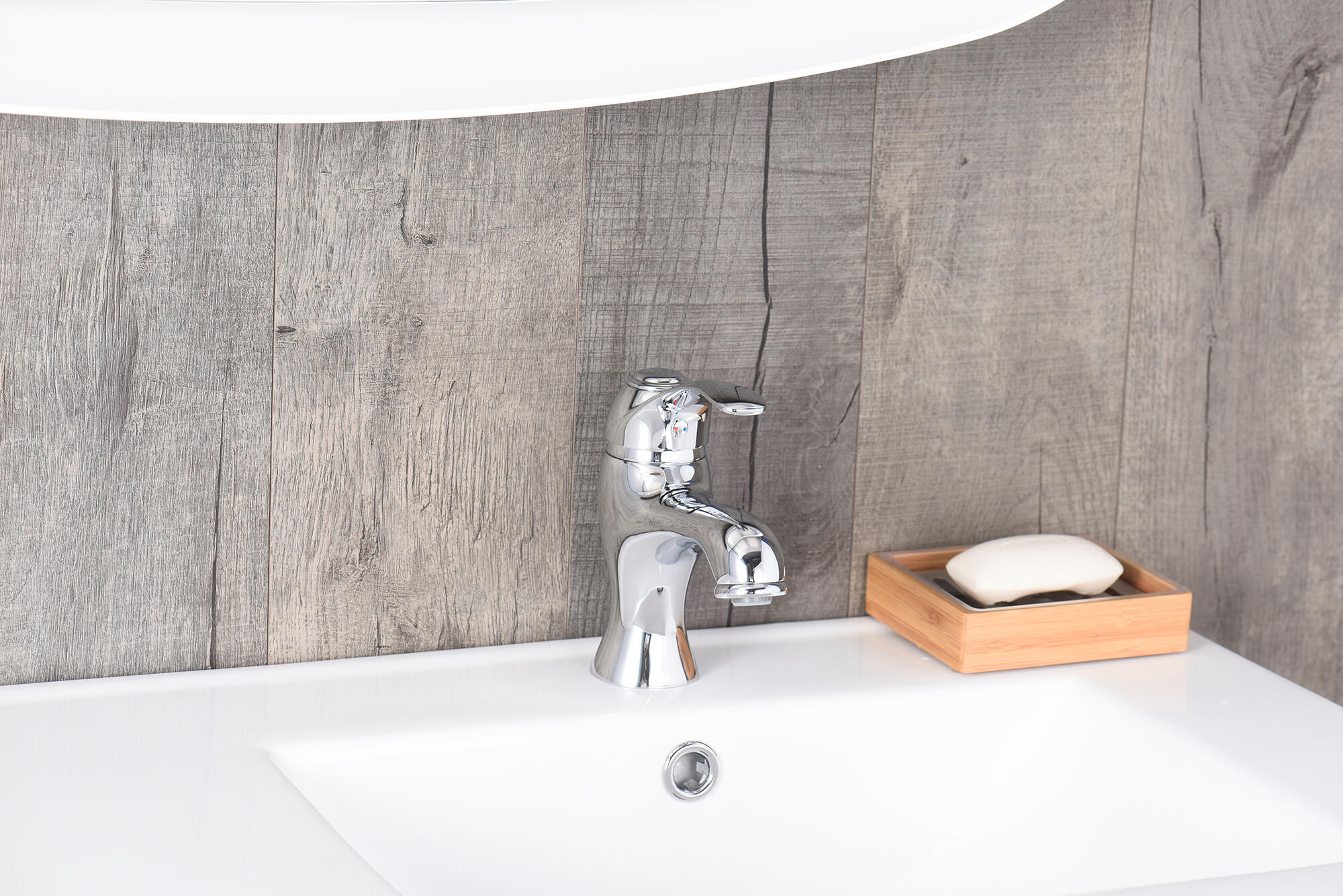 Rubinetto per lavabo Puna SENSEA cromo H16 cm - 7