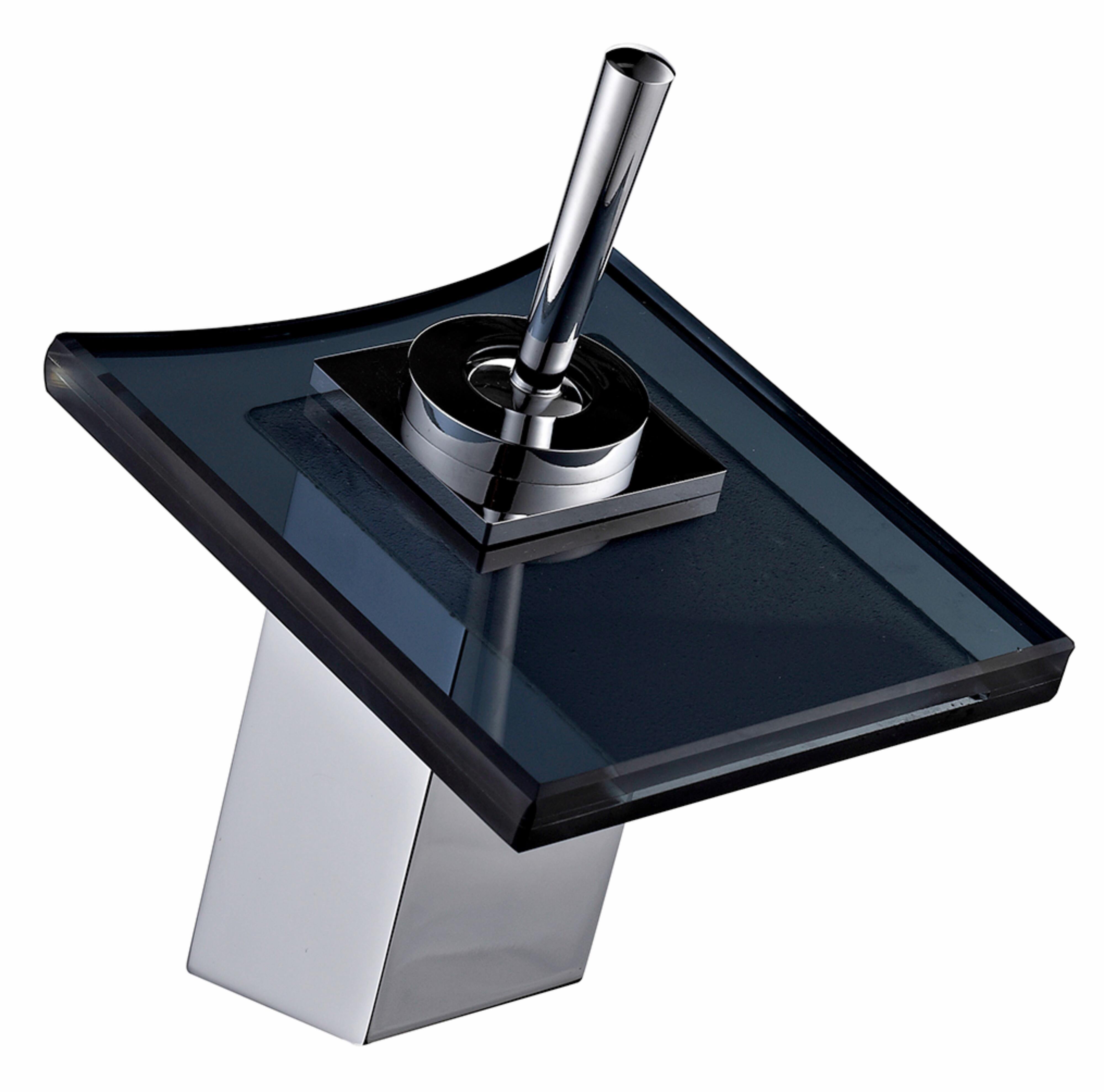 Grifo lavabo edouard rousseau cristali cromo negro