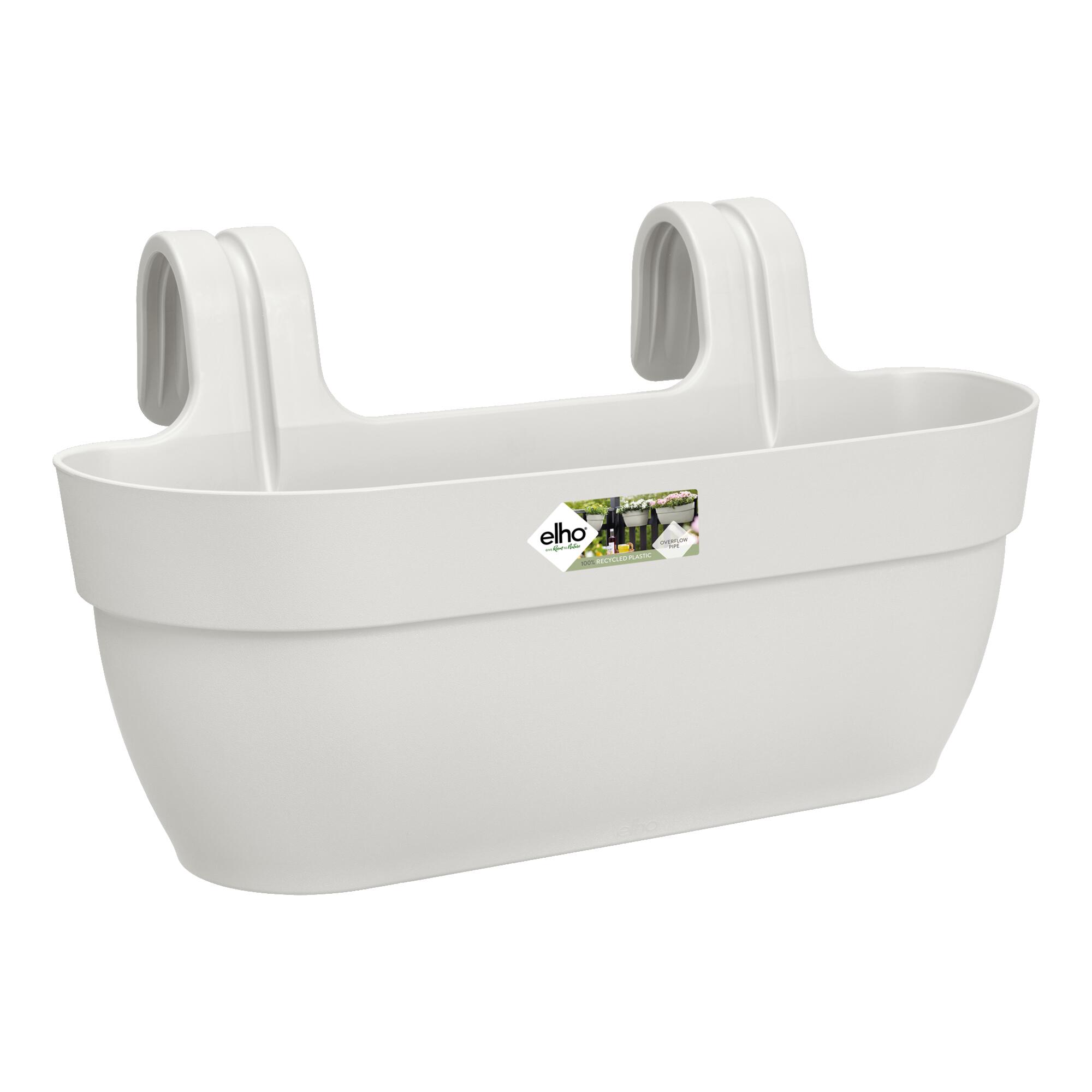 Jardinera con soporte Vibia de polipropileno blanco 24.1 cm - 4