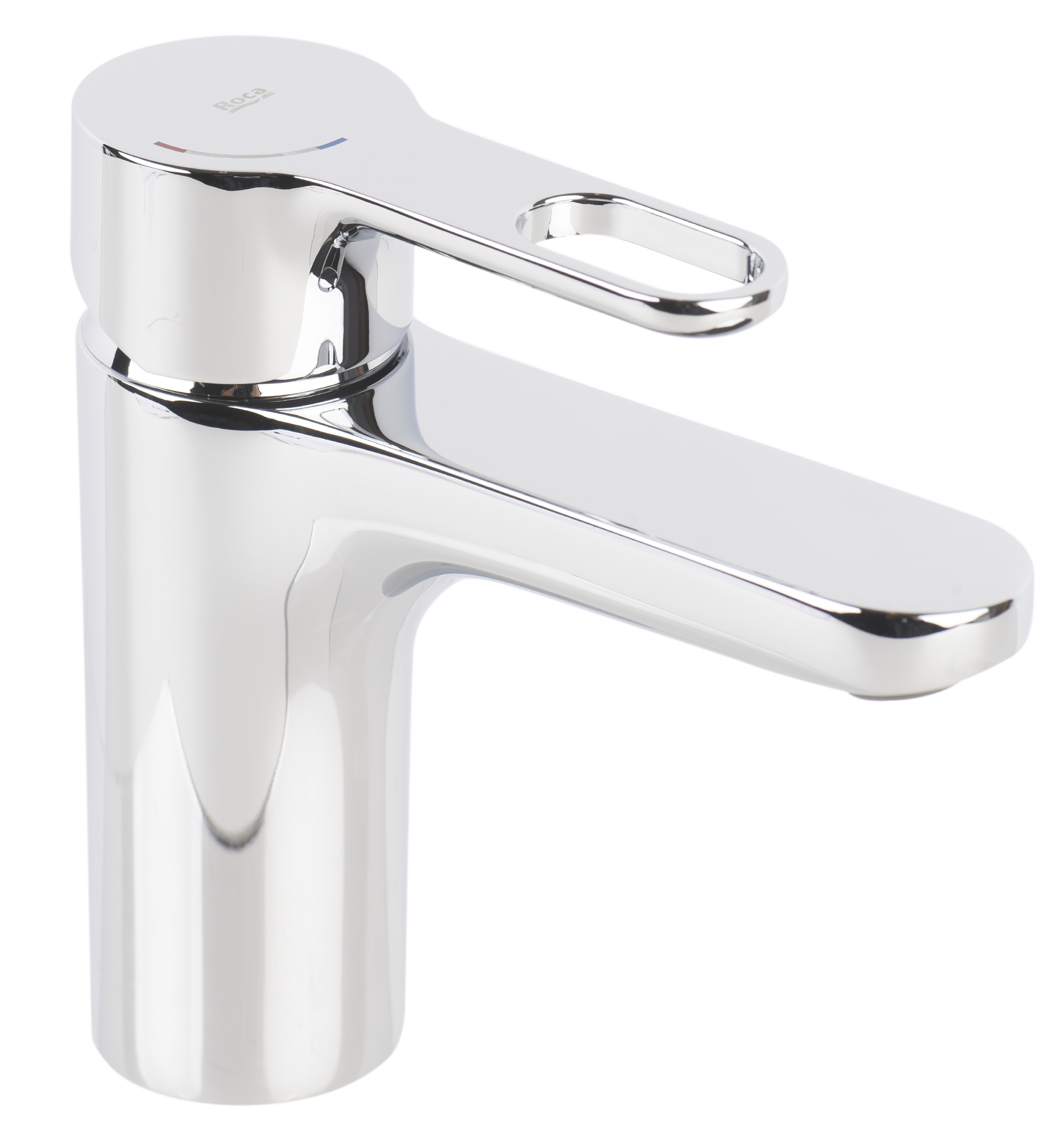 Grifo de lavabo ROCA Atis monomando cromo Apertura en frío