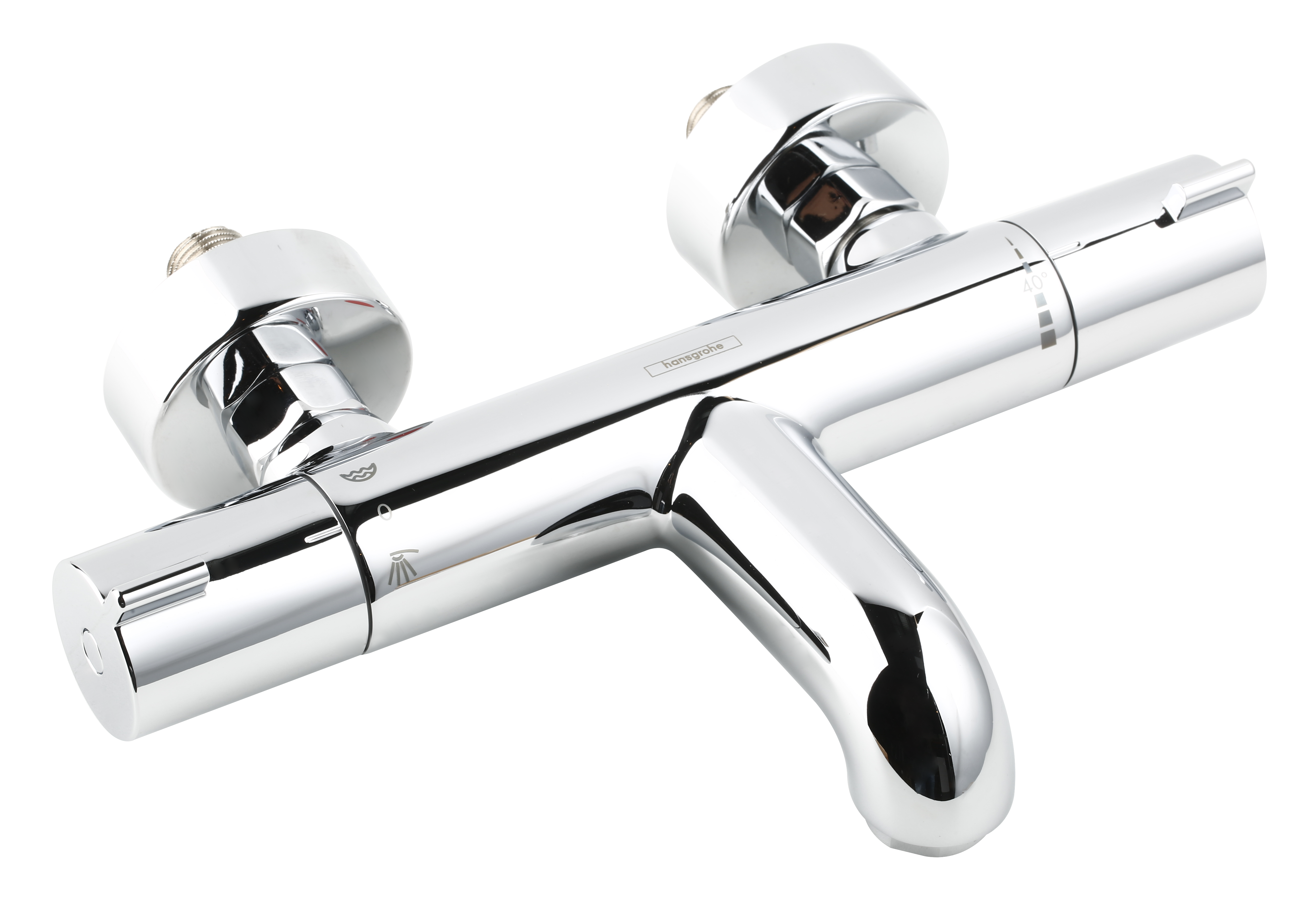 Grifo de bañera termostático HANSGROHE Myfox cromo brillo Latón - 4