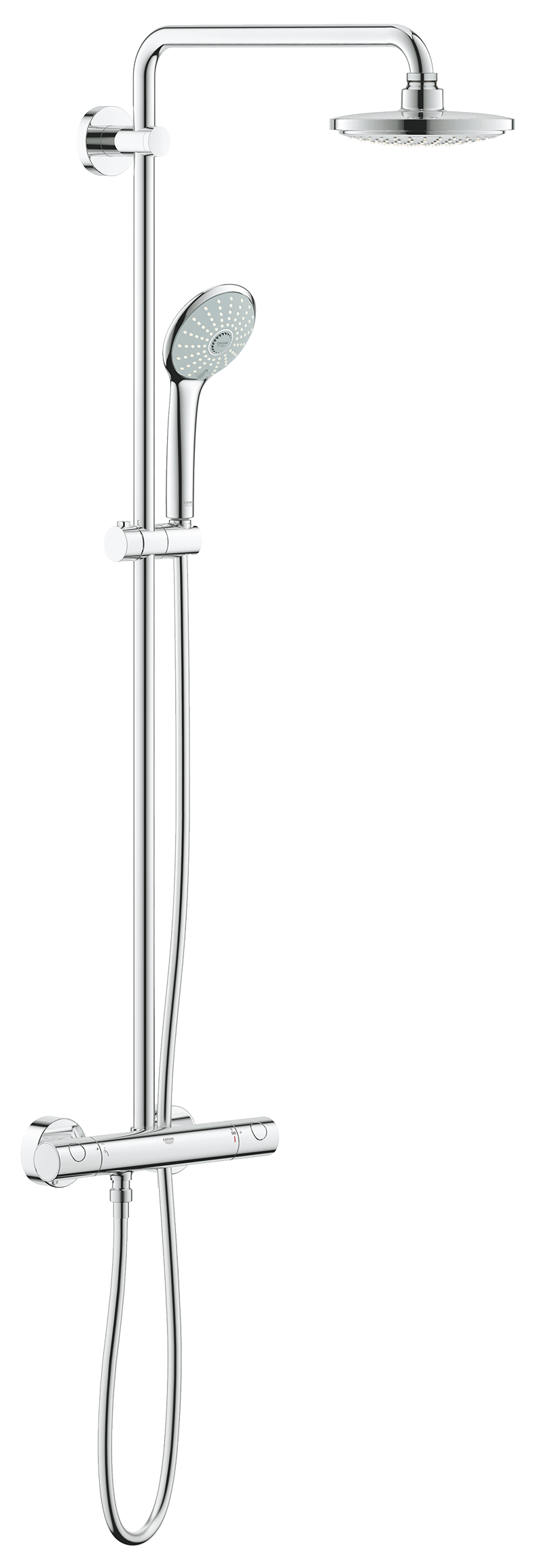 Columna de ducha termostática grohe euphoria cromado