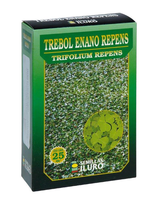 Césped trébol iluro 0.25kg para terrenos de menos de 100 m²