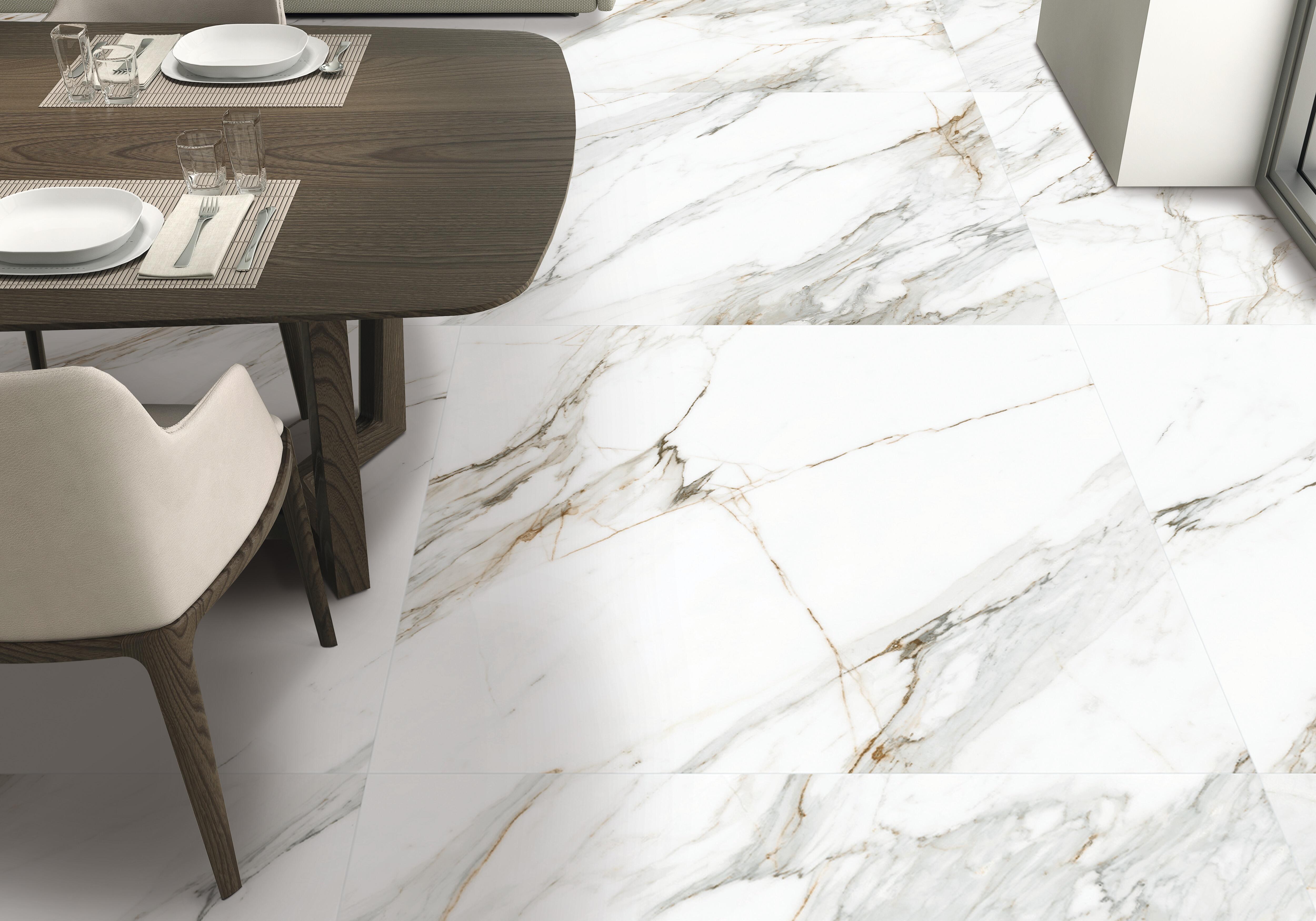 Suelo porcelánico corinto efecto mármol gris 60x60 cm c1 grespania