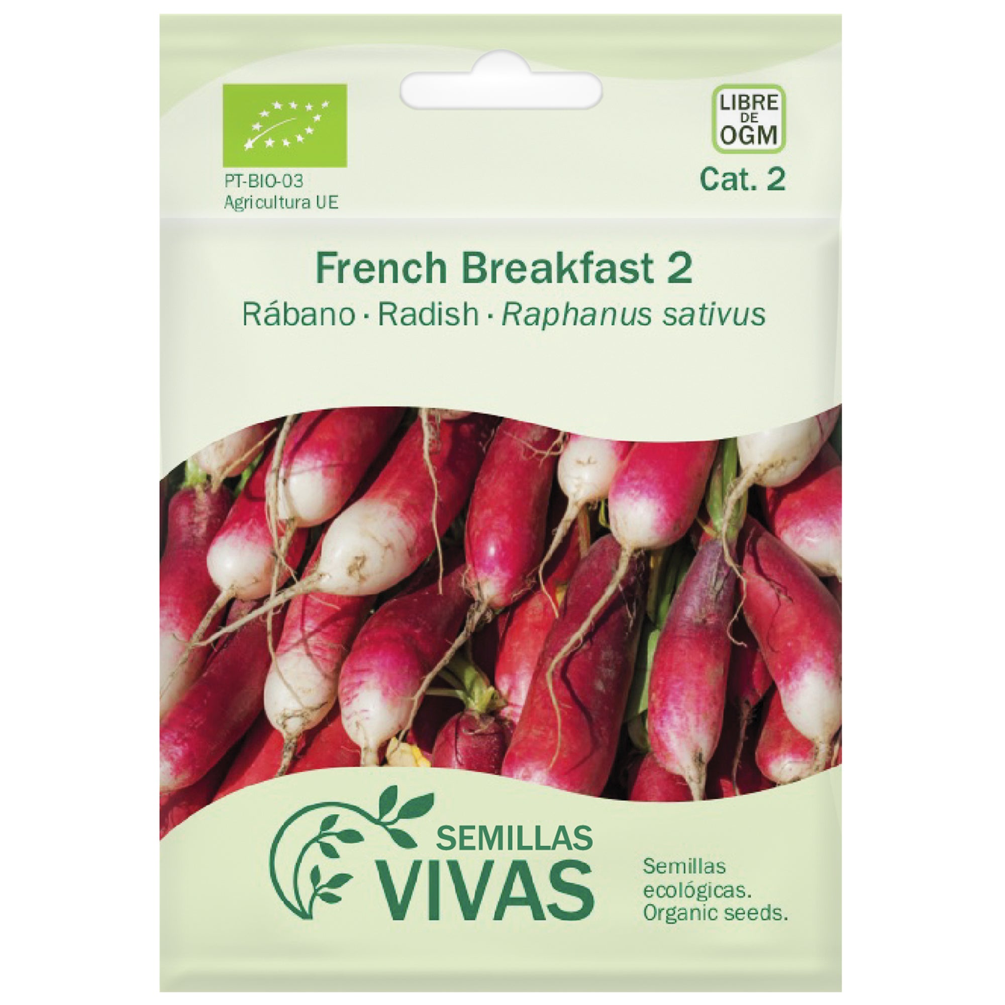 Semente de rabanete FRENCH BREAKFAST 2 BIO 7GR - 4