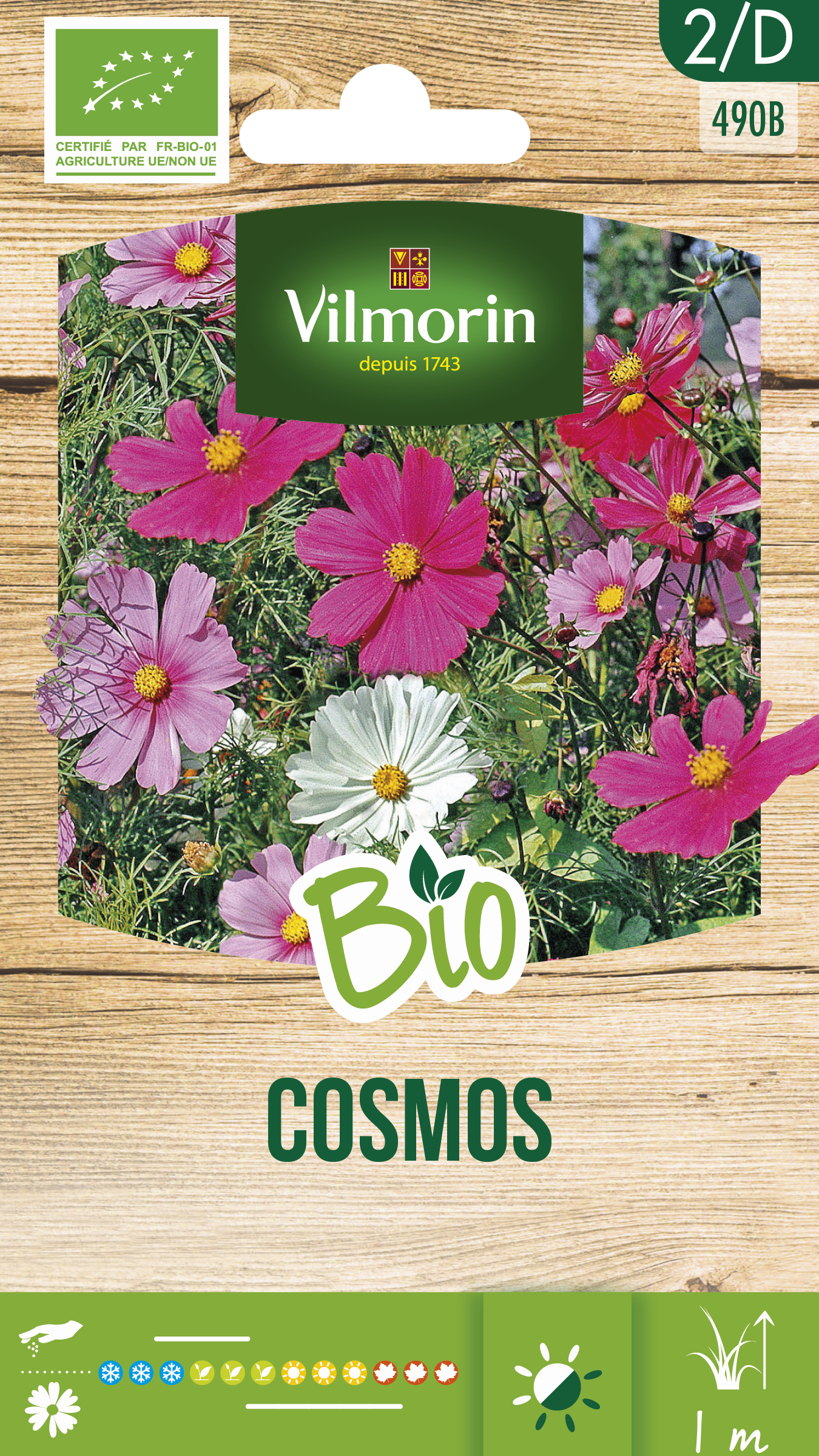 Semilla cosmos vilmorin bio