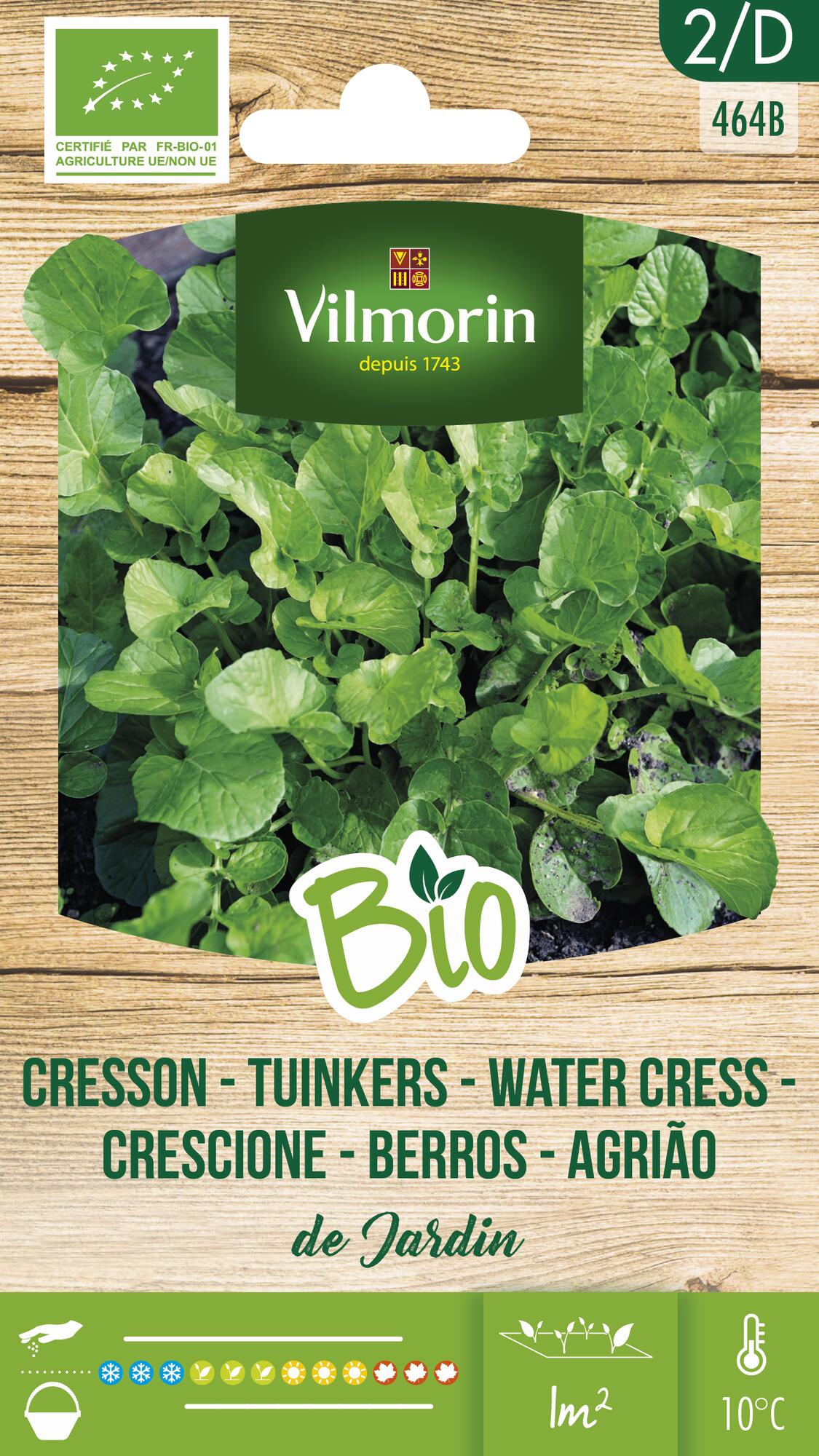 Semilla berro vilmorin bio