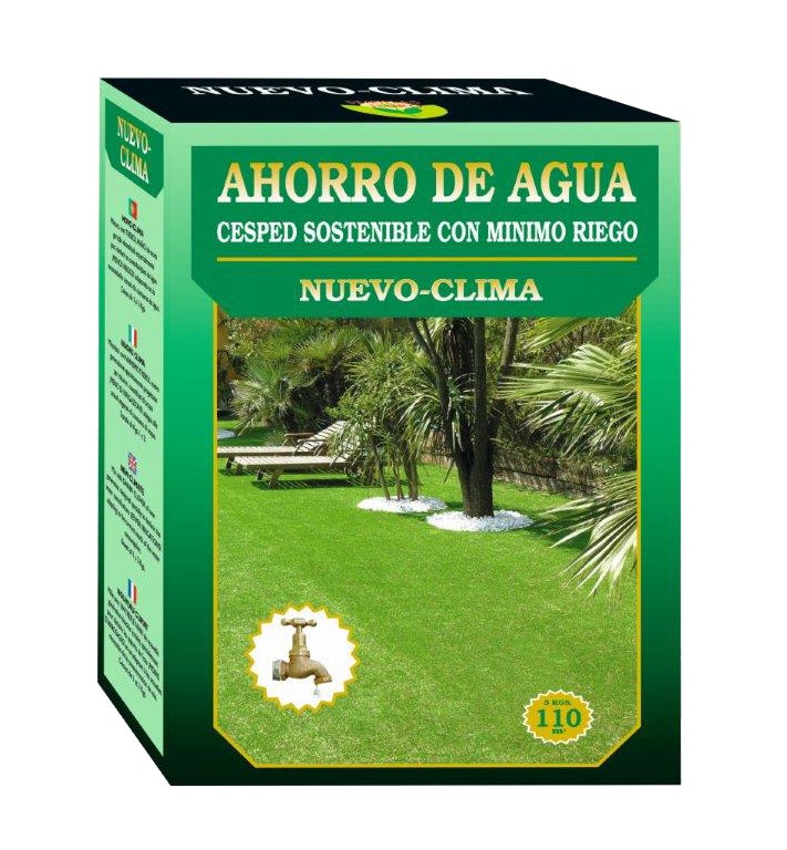 Césped ahorro de agua iluro 3 kg para terrenos de hasta 110 m²
