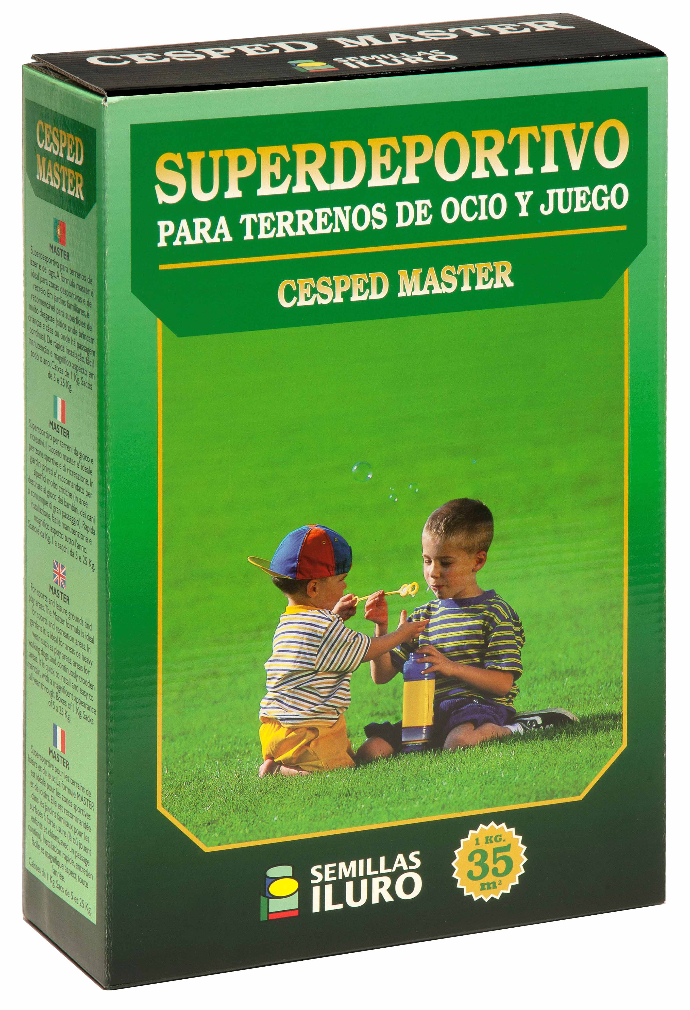 Césped deportivo iluro 1 kg para terrenos de hasta 35 m²