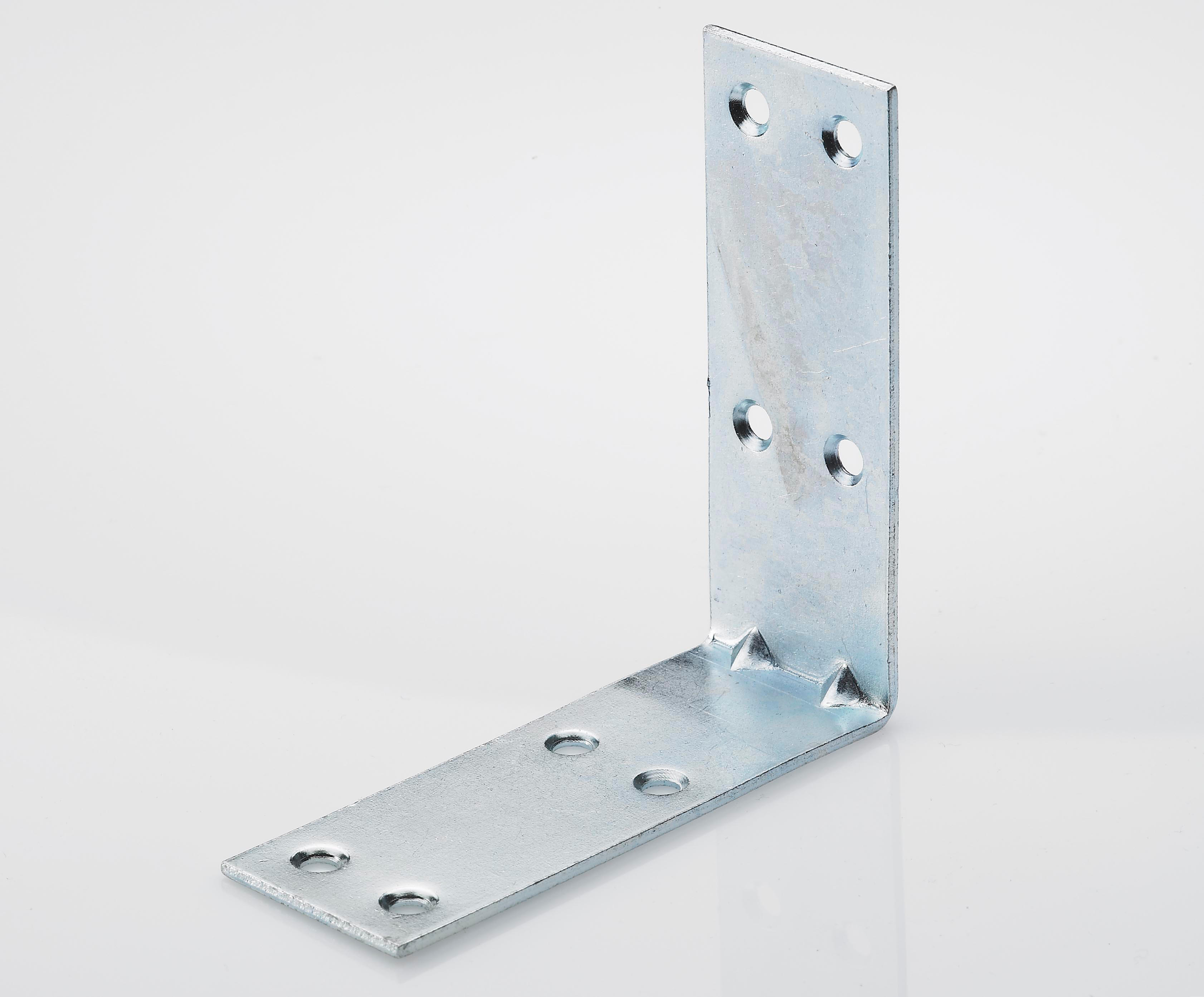 Équerre d'assemblage acier zingué HETTICH, l.80 mm - 2