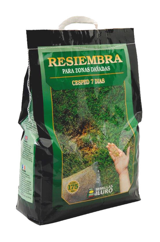 Césped repoblador 7 días iluro 5 kg para terrenos de hasta 175 m²
