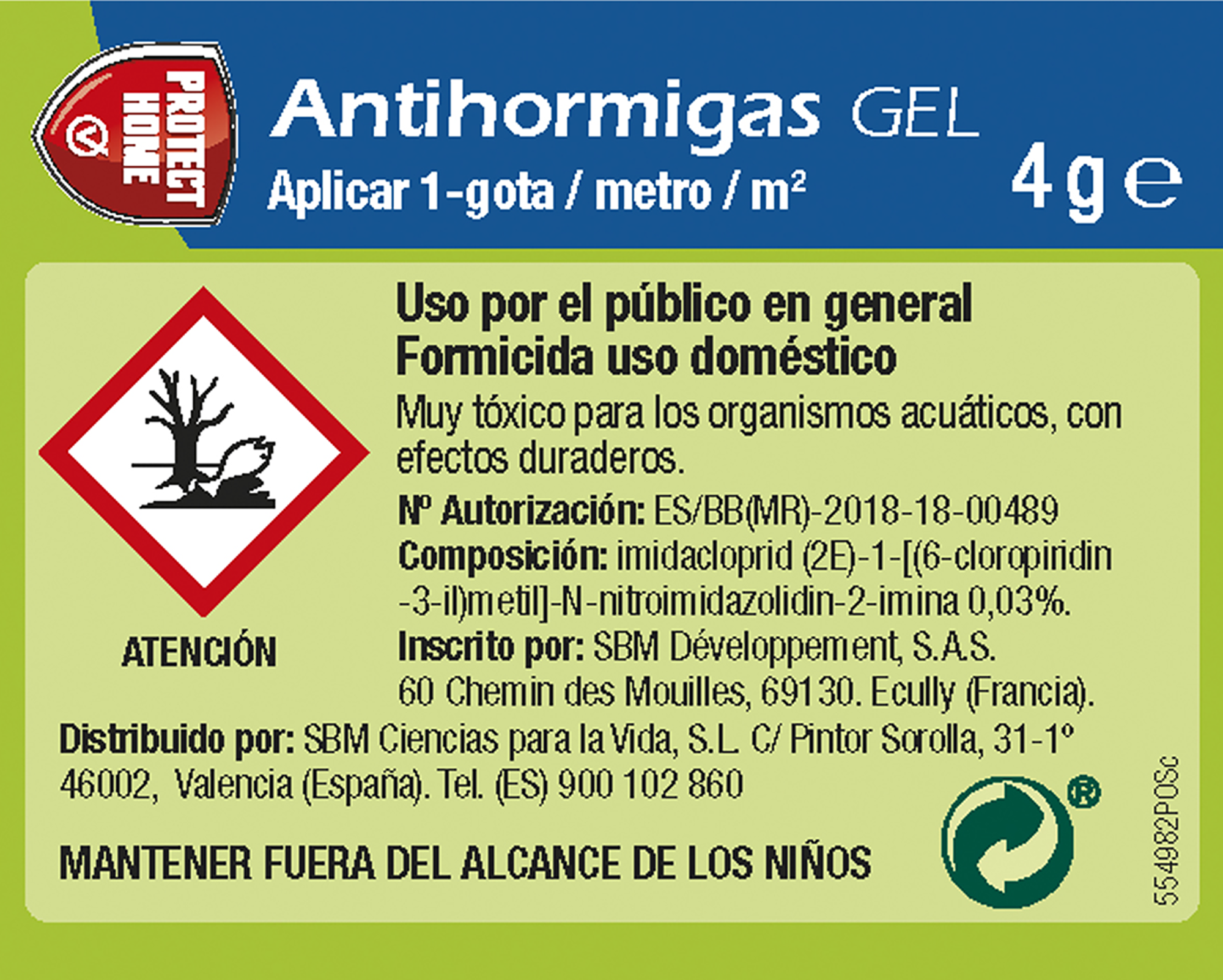 Anti Hormigas Jeringuilla Gel para interior que erradica el hormiguero - 3