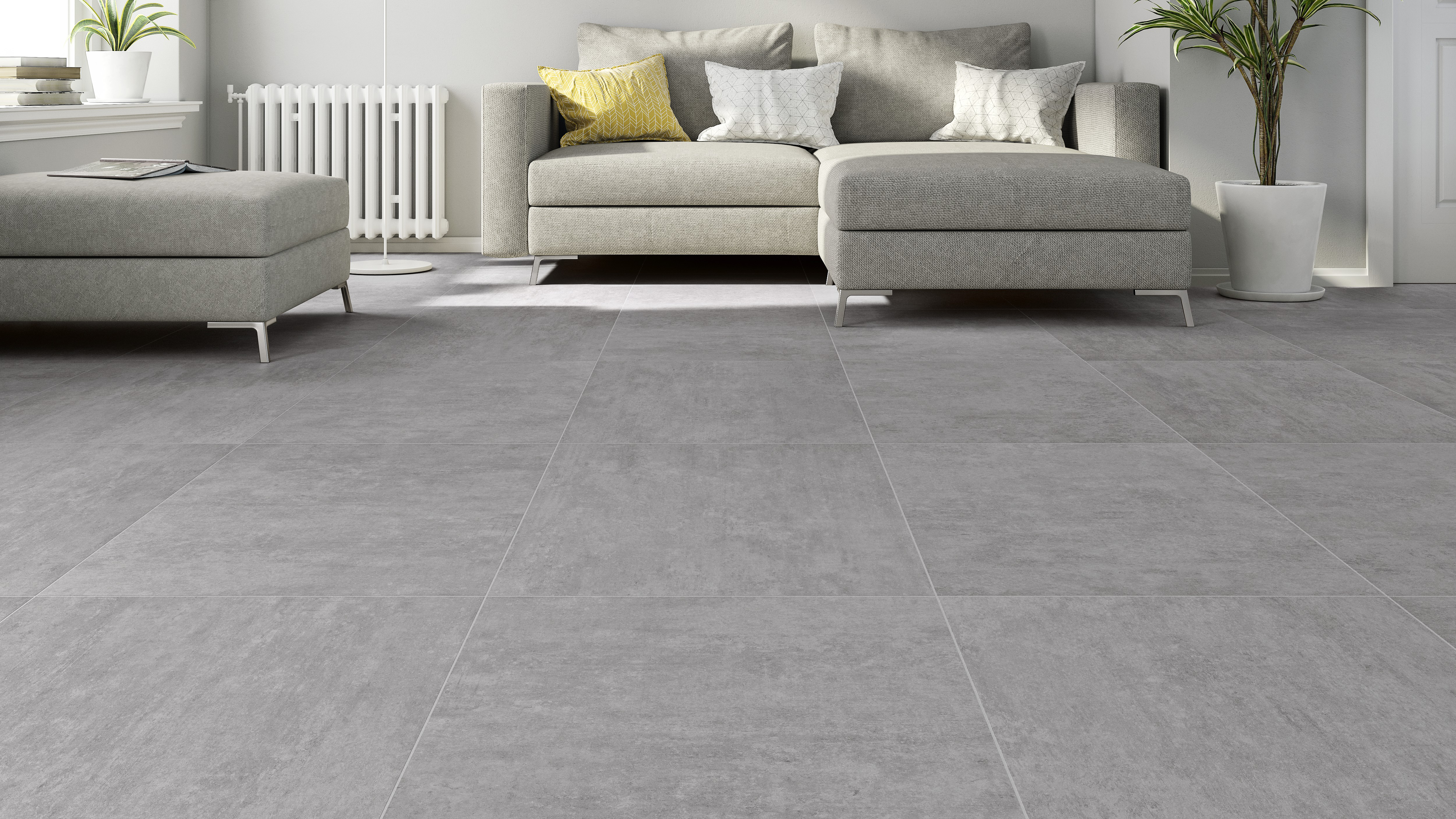 Pavimento / Revestimento cerâmico Artens Martins cinza 60x60 cm - 16