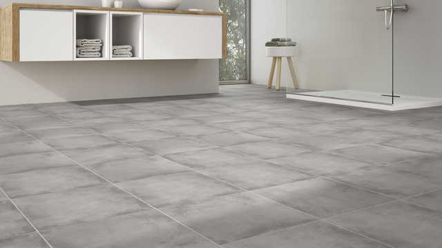 Pavimento cerâmico Artens Velez cinza 33.3x33.3 cm Antiderrapante