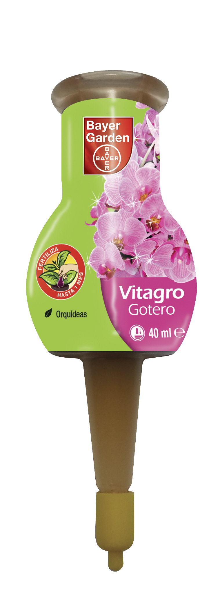 Fertilizante gotero bayer para orquídeas 40 ml fertiliza hasta 1 mes