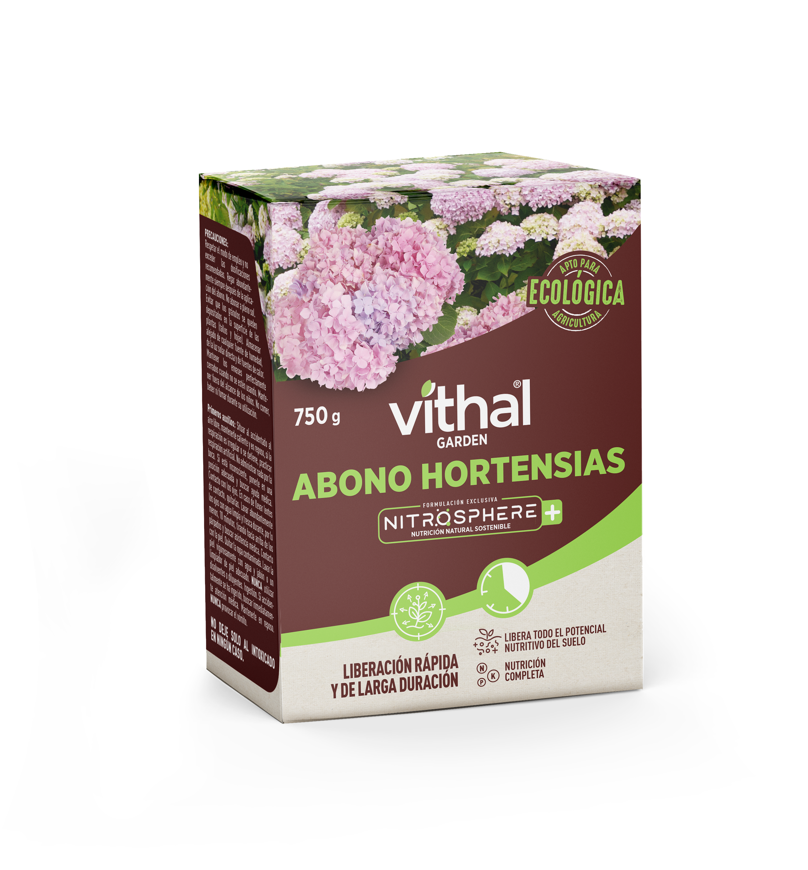 Abono granulado vithal garden para acidófilas orgánico 750 gr