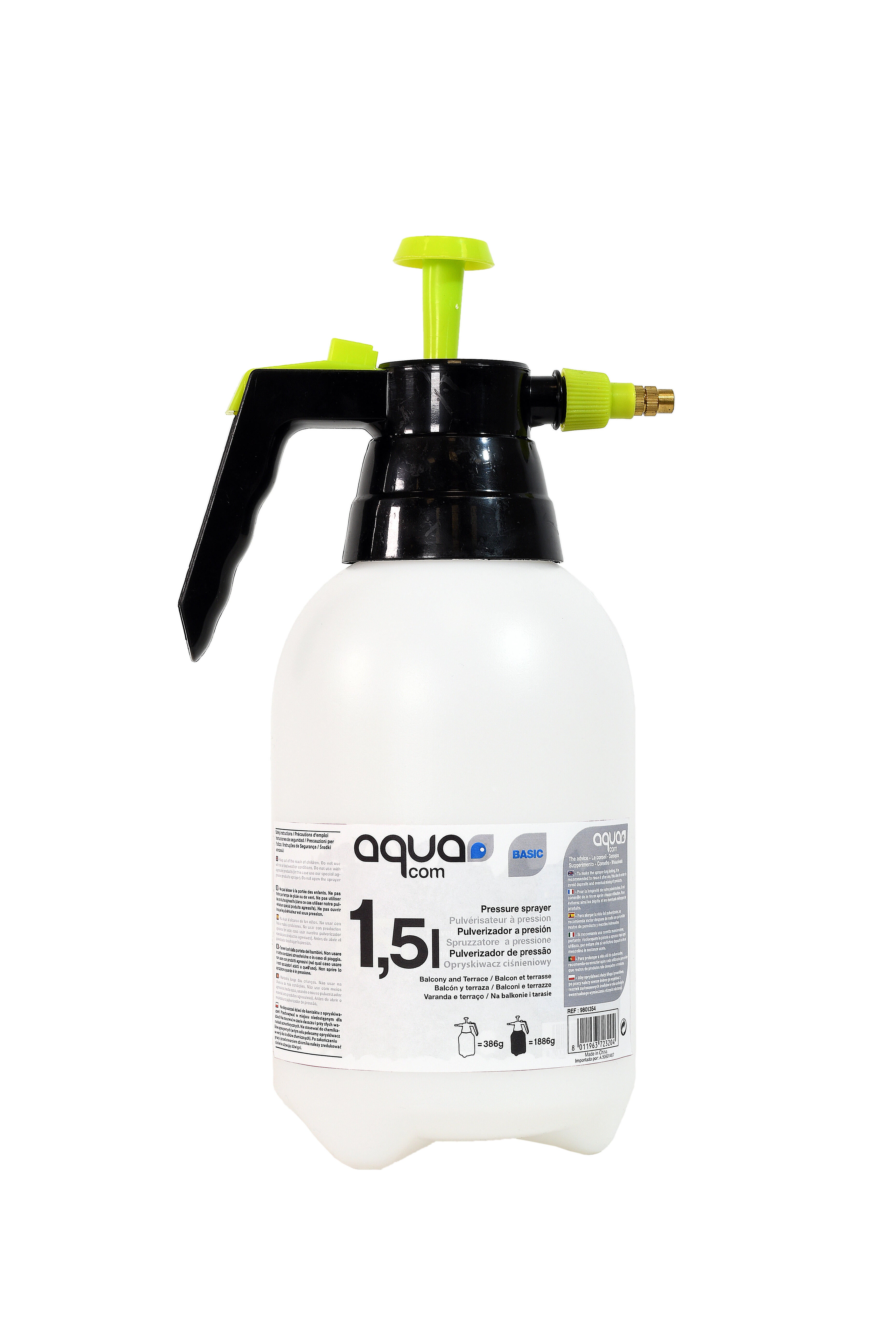 Borrifador manual AQUACOM 1.5L - 3