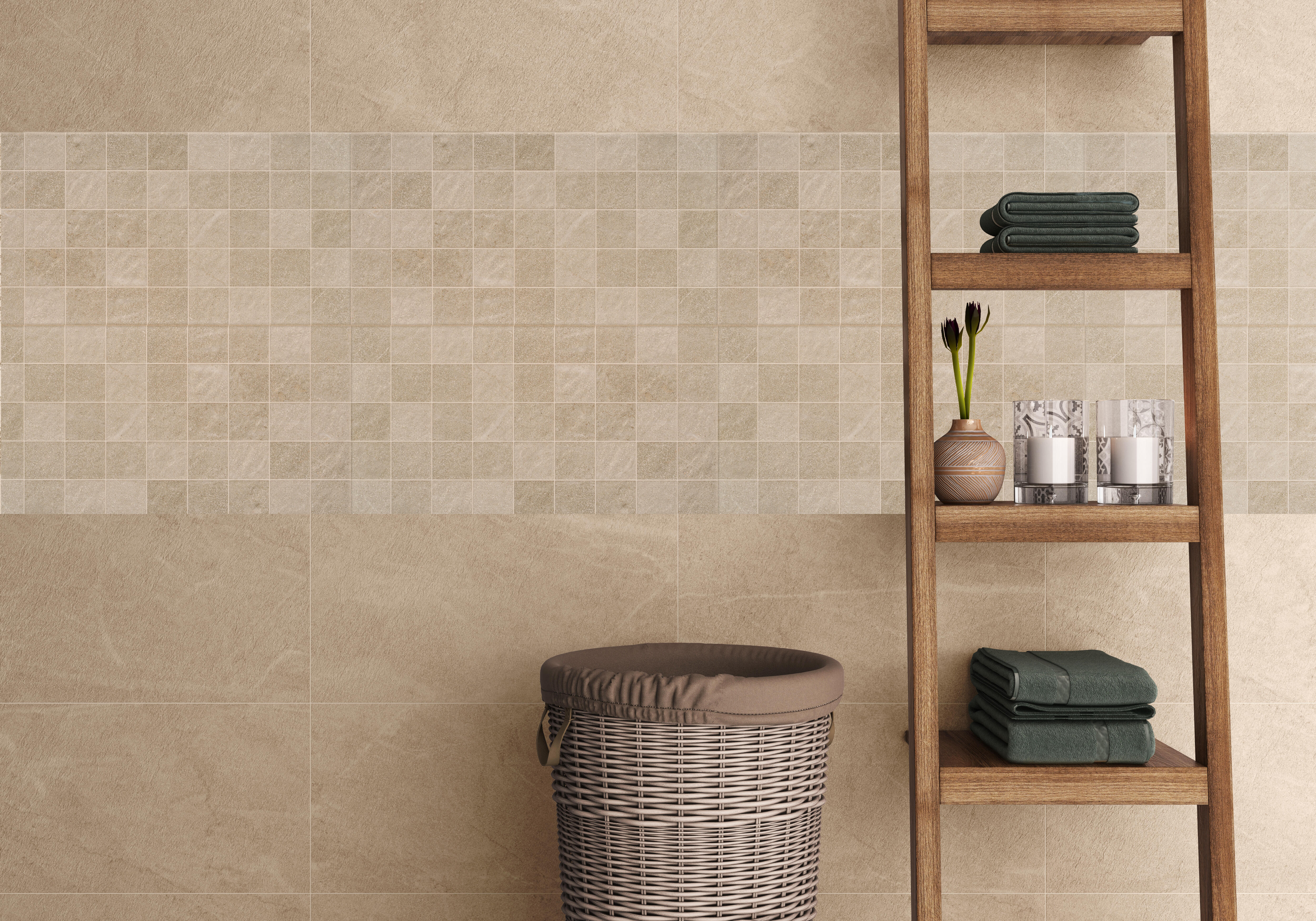 Revestimento cerâmico Mystone Taupe 31.6x60 cm - 9