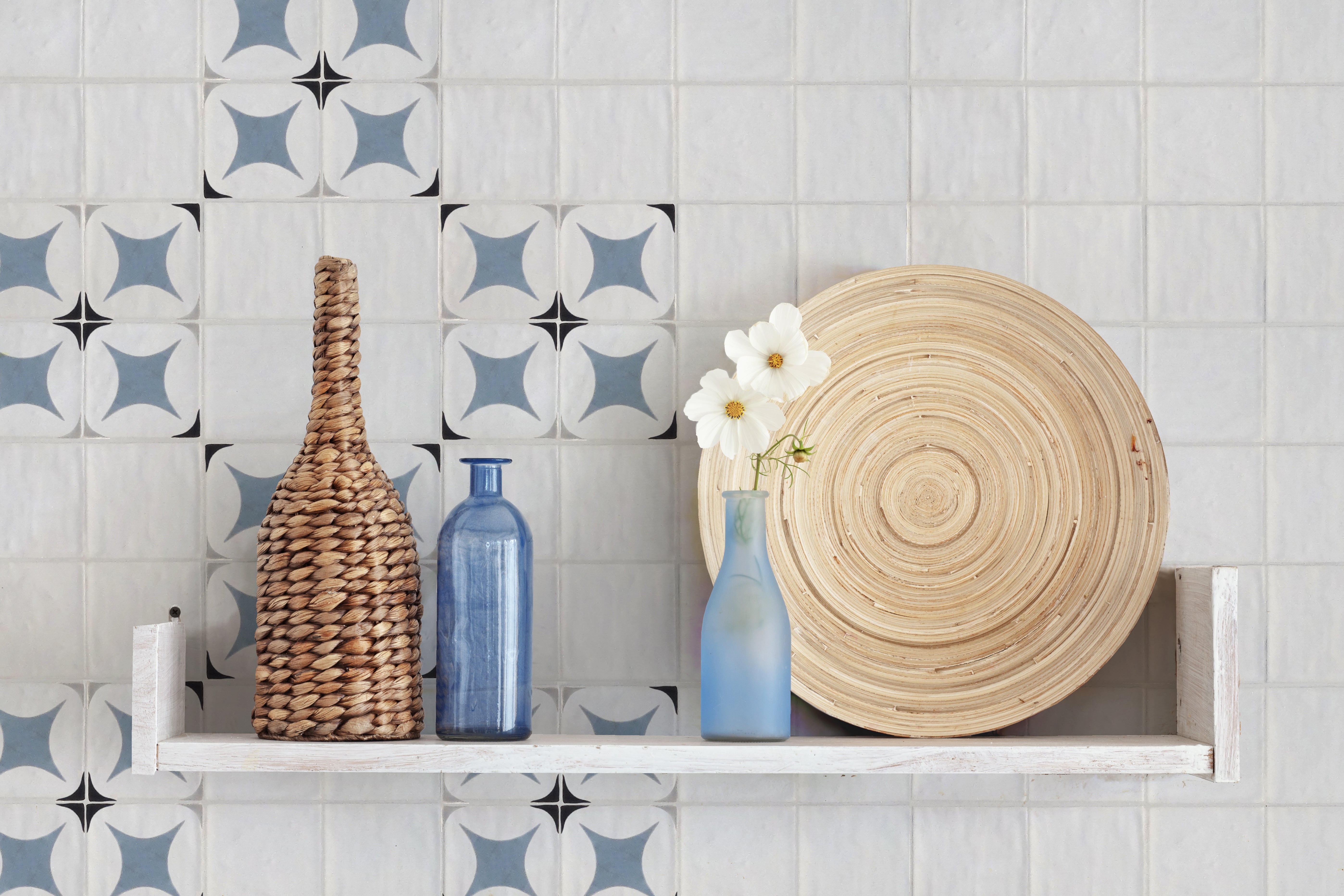 Azulejo cerámico suite efecto zellige, deslustrado blanco 10x10 cm