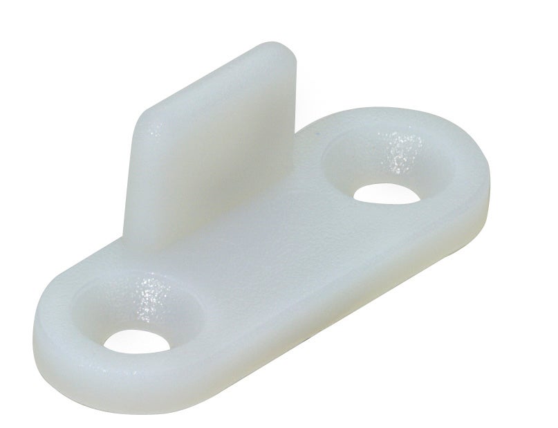 Pattino guida per porta scorrevole in pvc bianco H 15 mm  x 6 cm, 6 pezzi - 3