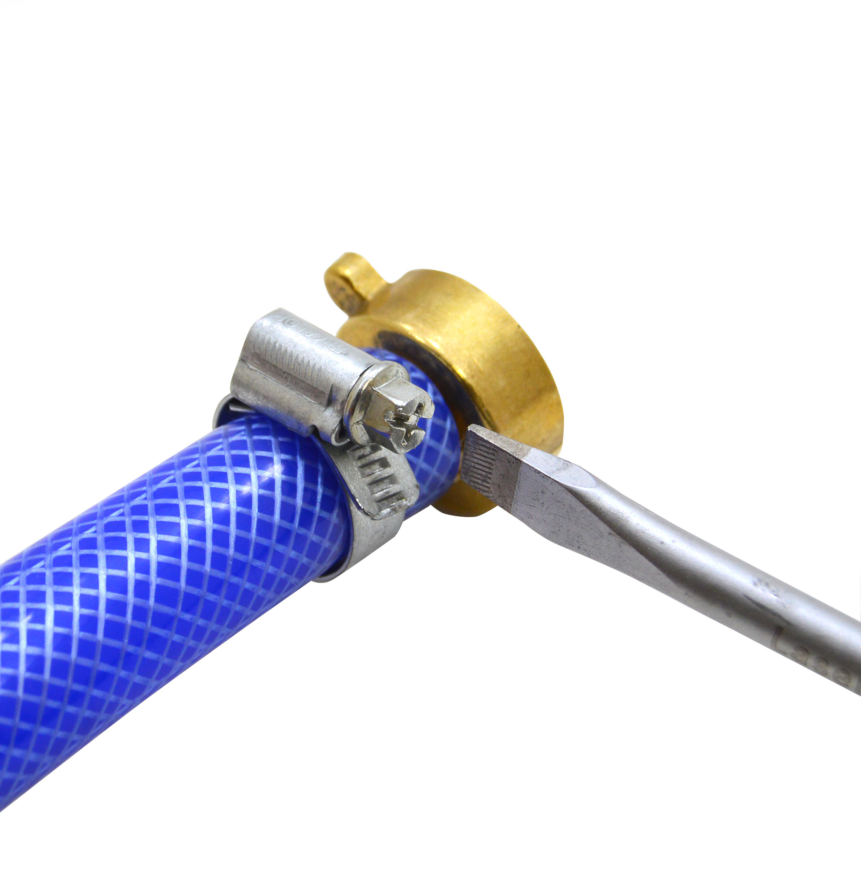 Pack 2 abrazadera sin fin de acero galvanizado de 25-40 mm ø - 2