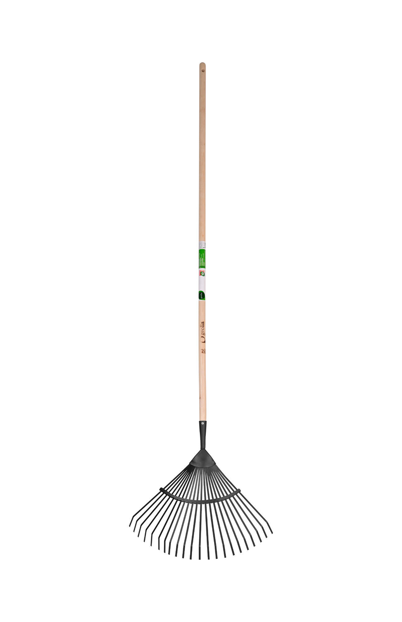 Escoba con mango para barrer geolia de acero de 44.5 cm