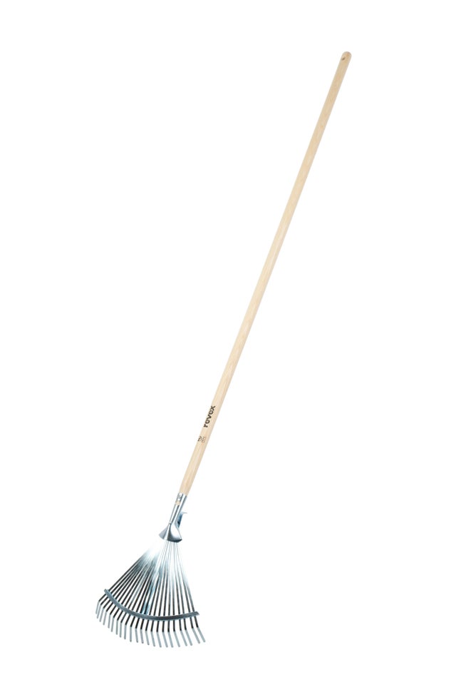 Escoba regulable REVEX 24 púas metálicas 36 a 48cm mango fresno PEFC 150cm