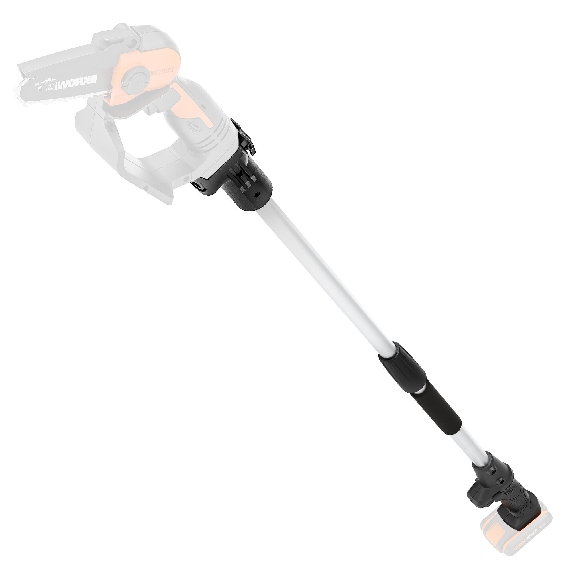 Extensor para podadora Worx WA4301 125 cm - 7
