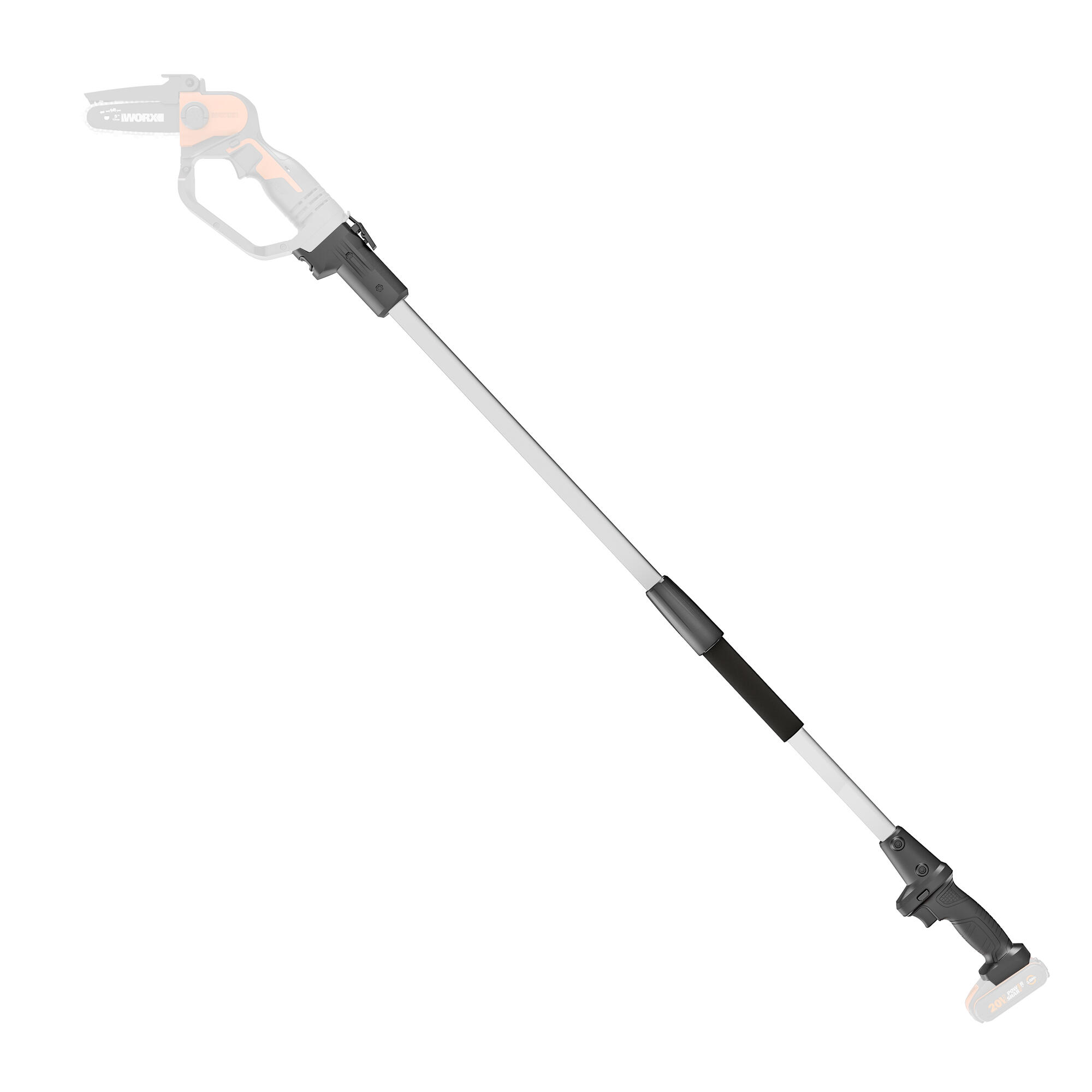 Extensor para podadora Worx WA4301 125 cm - 2