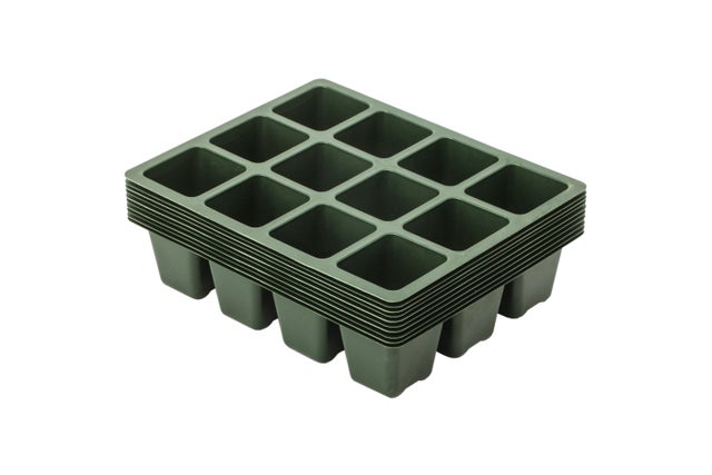 Bandeja sementeira 12 ALVÉOLOS 5X5CM 10UDS