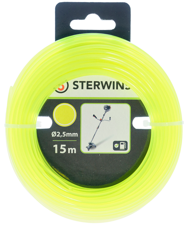 Fio de nylon redondo STERWINS 2.5MMX15M