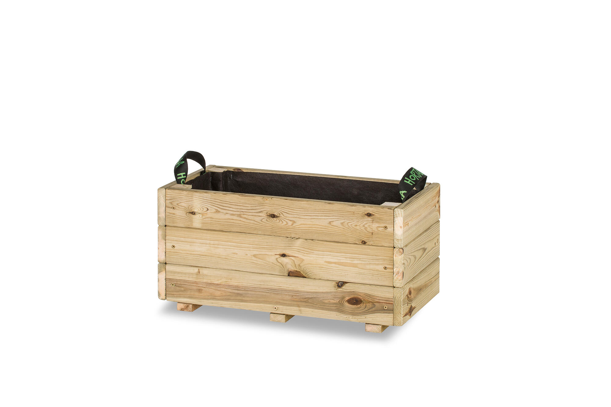 Jardinera rectangular ghio 60x30x30cm de hortalia