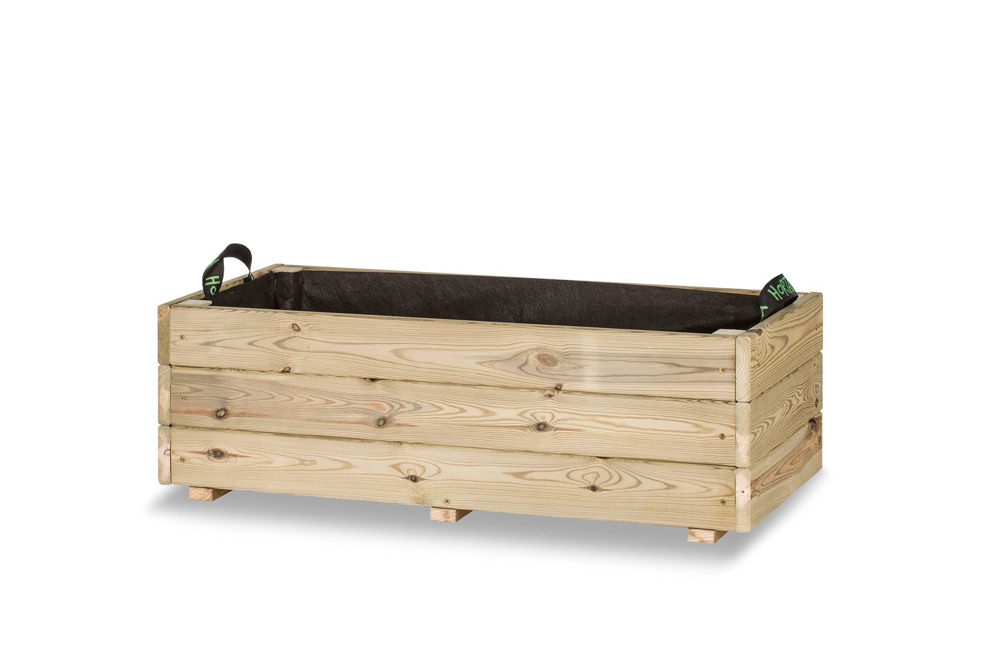 Jardinera rectangular ghio 90x40x30cm de hortalia