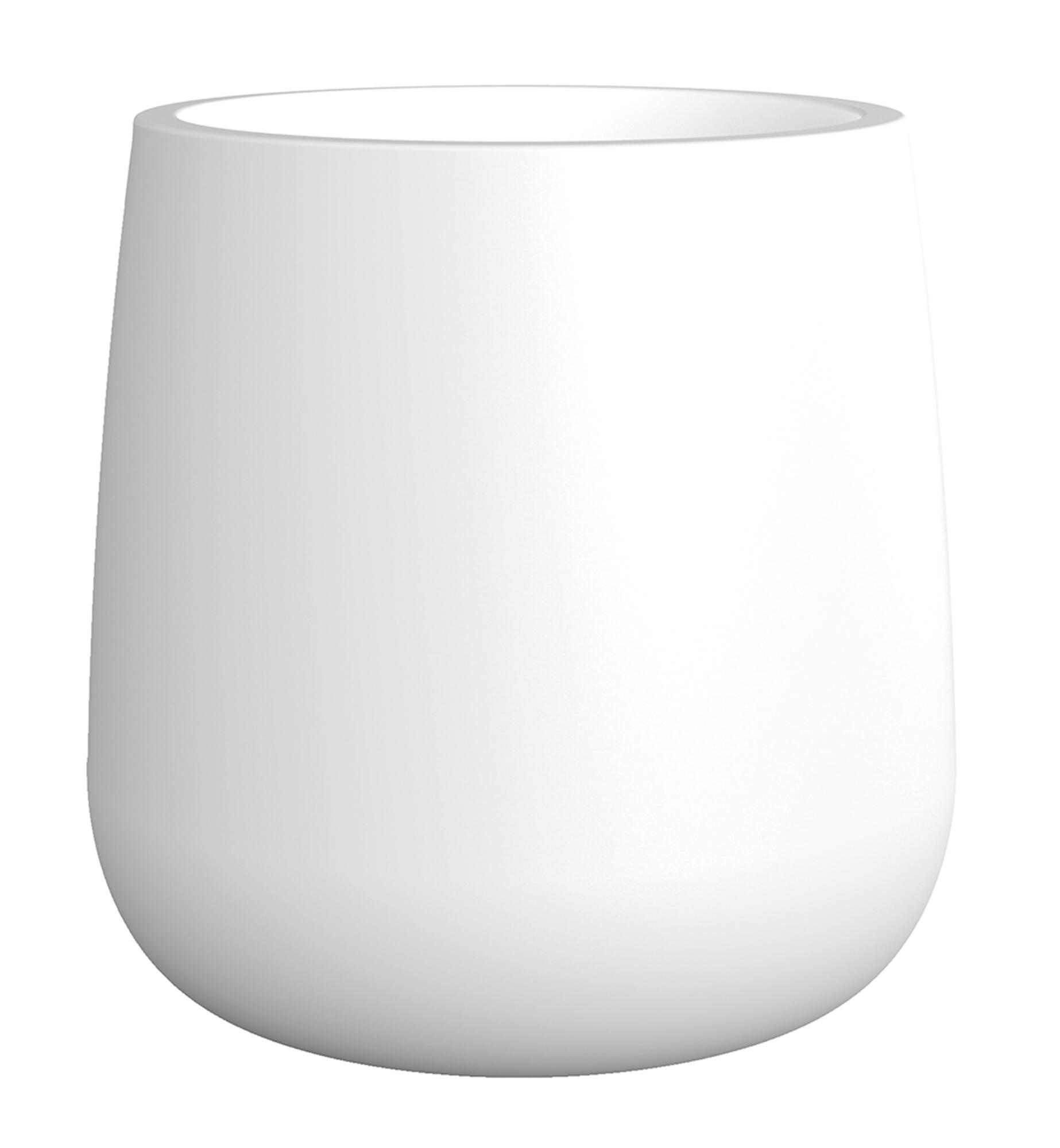 Maceta de polietileno de alta densidad camelia blanco 39x39 cm