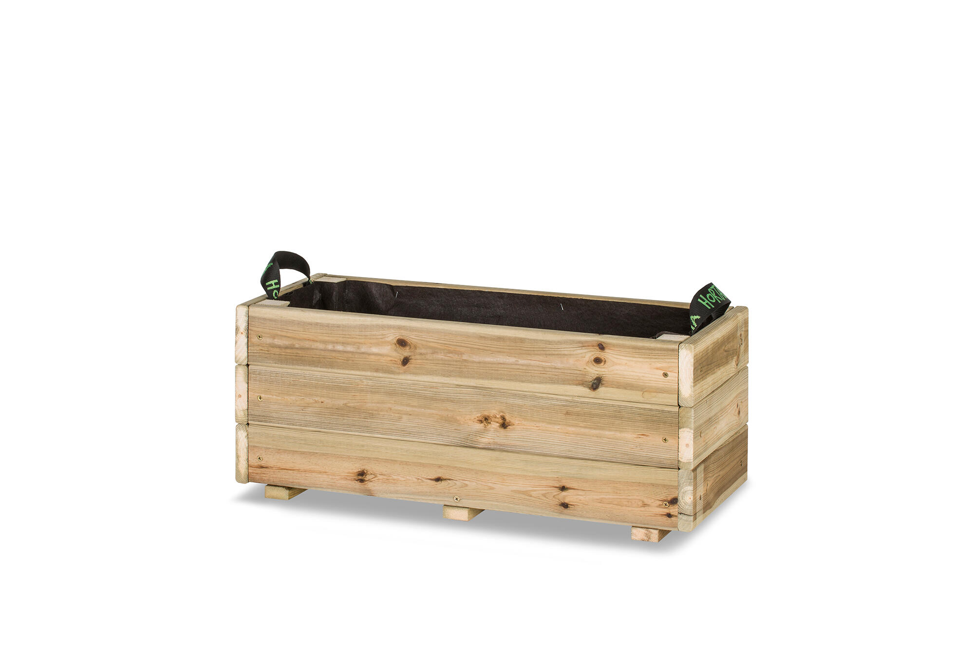 Jardinera rectangular ghio 70x30x30cm de hortalia