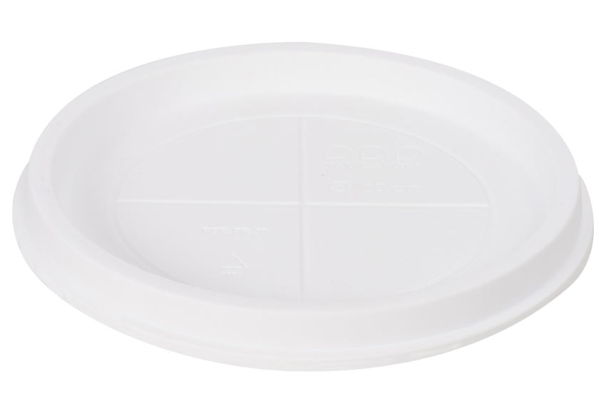 Plato de resina para maceta d30 cm blanco