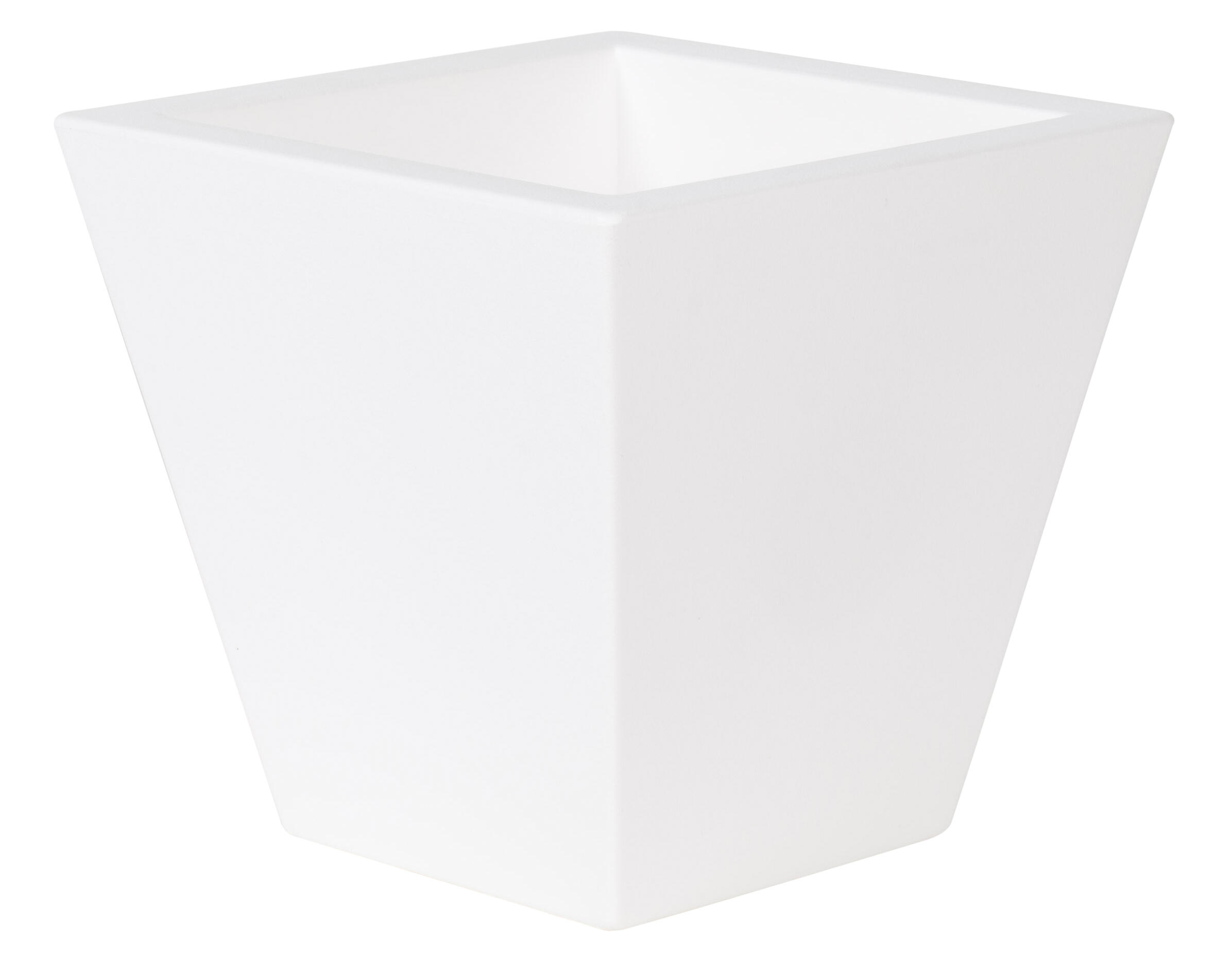 Maceta de polietileno clavel blanco 40x40 cm
