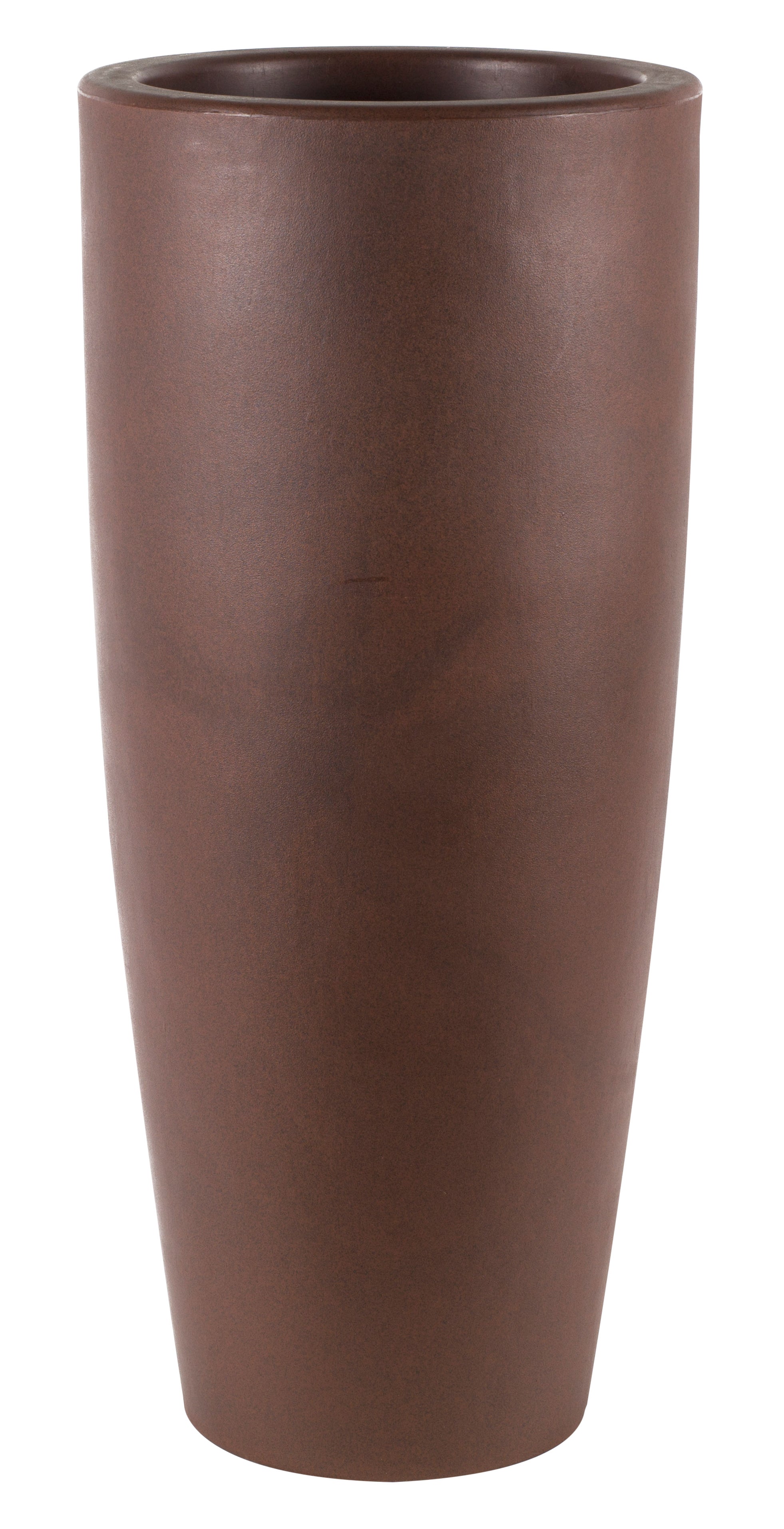 Maceta de plástico bambú marrón ø 40x90 cm