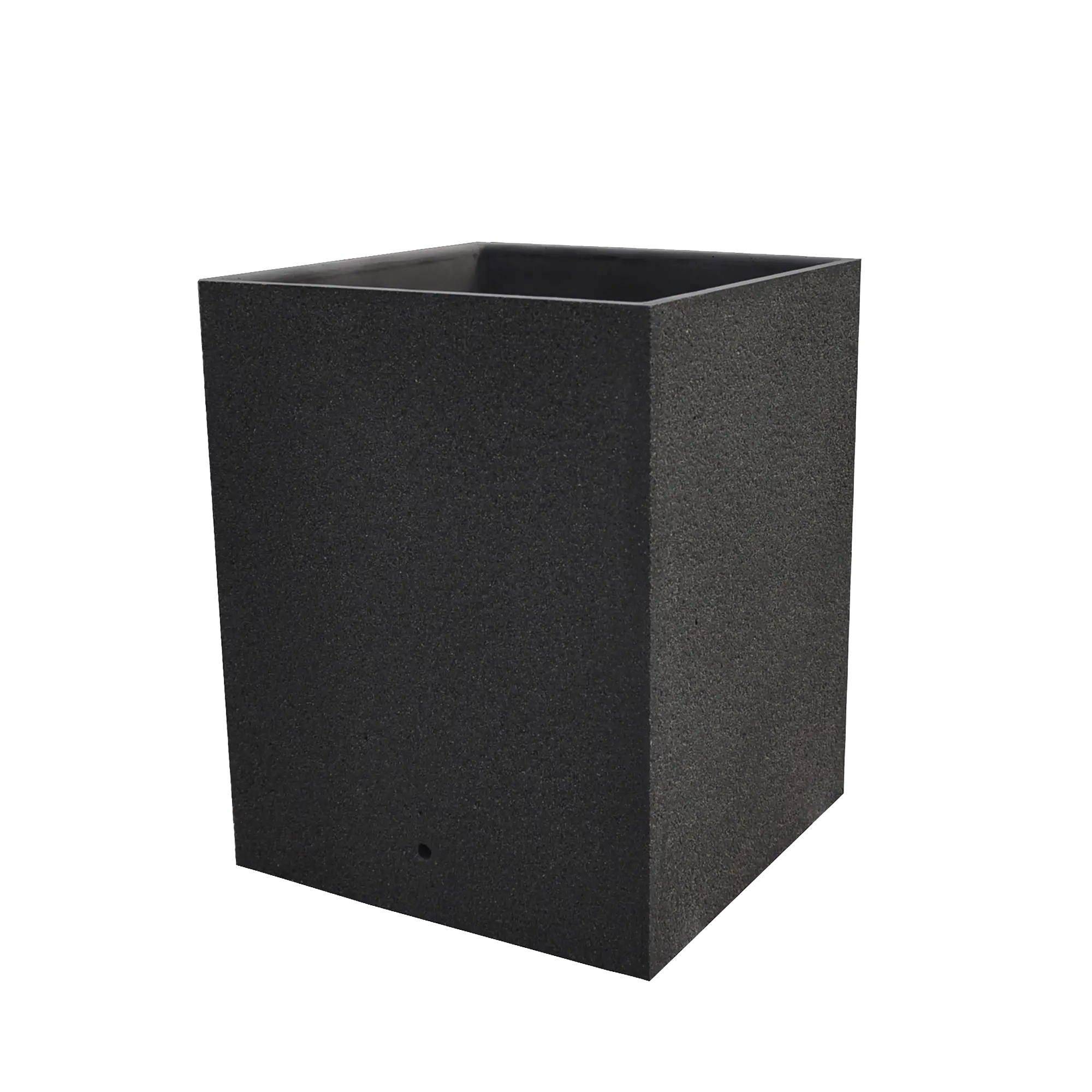 Maceta de hormigón negro ø 48.5 cm
