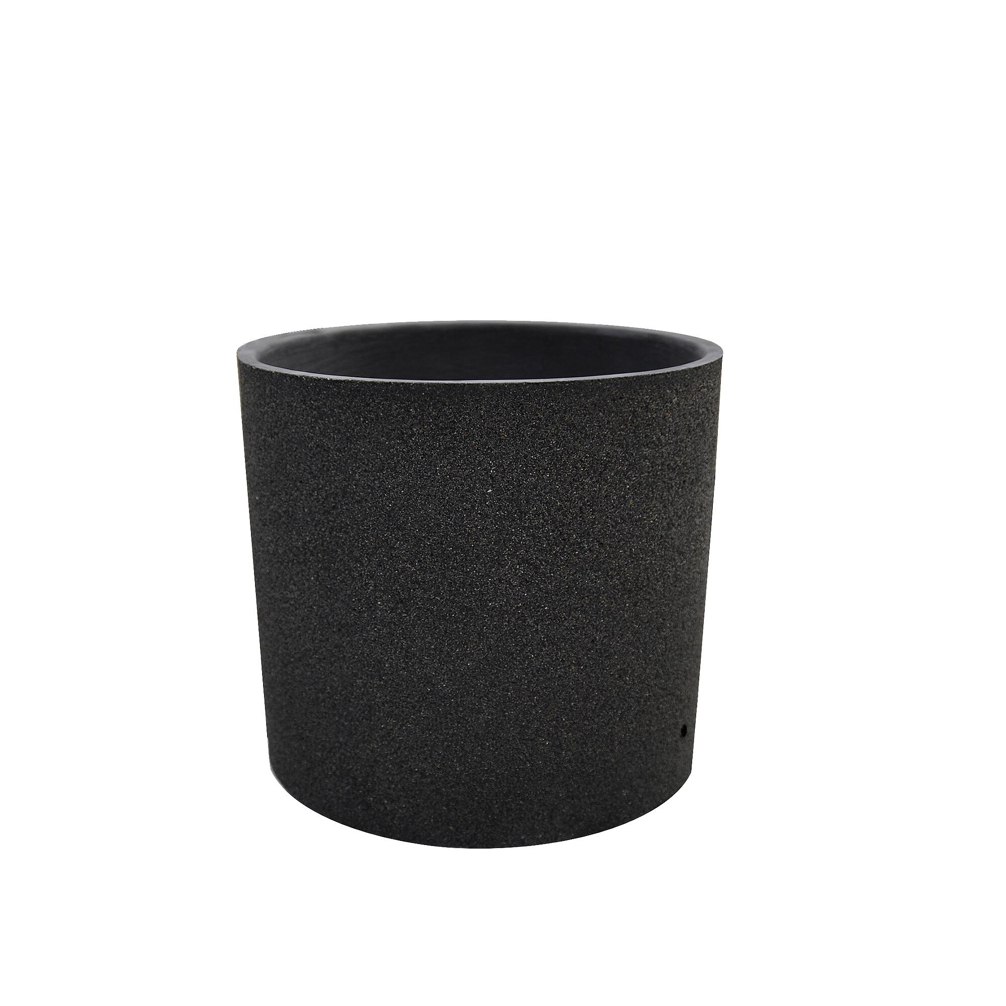 Maceta de hormigón negro ø 8.5 cm
