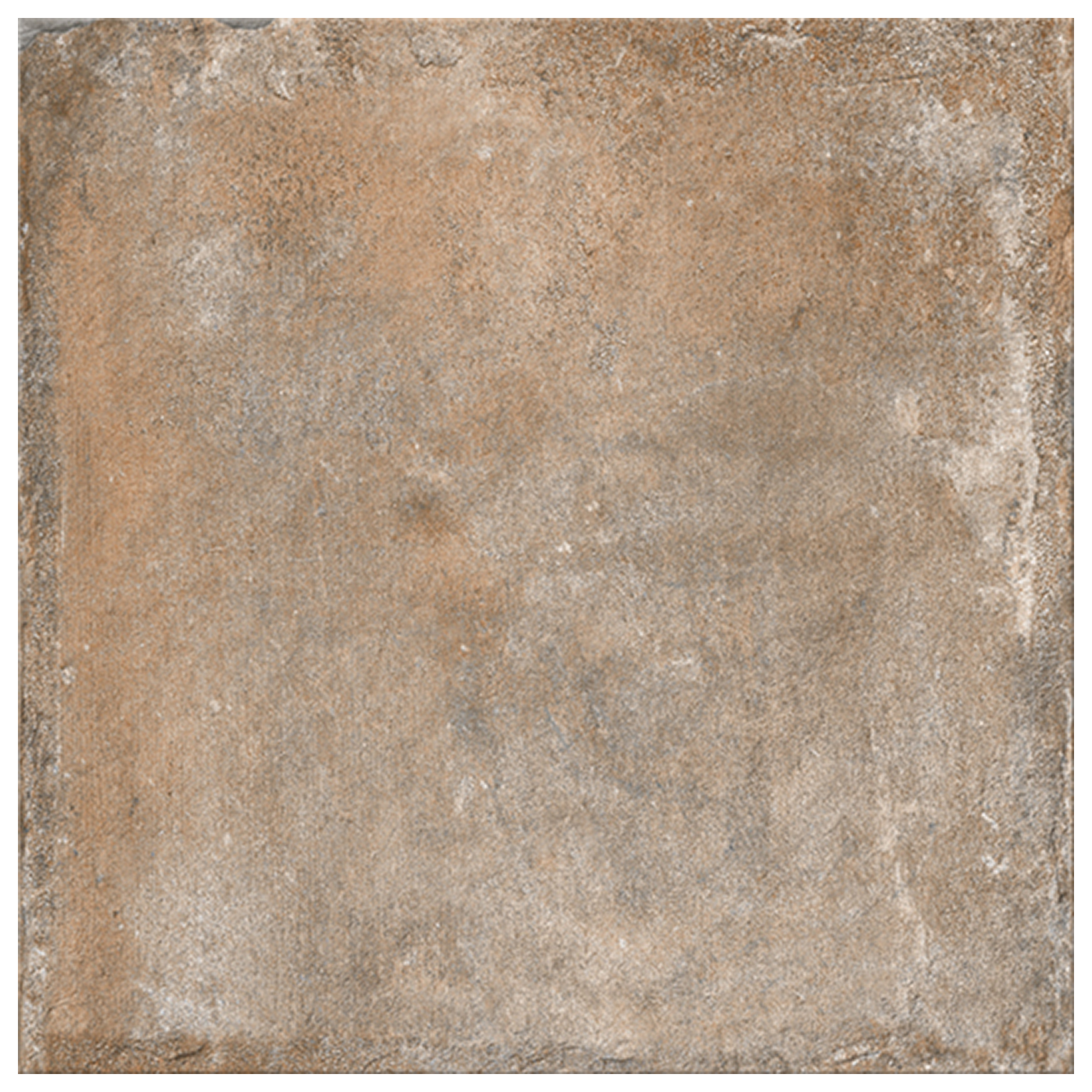 Suelo porcelánico cazorla efecto terracota siena relieve 45x45 cm c1 grespania